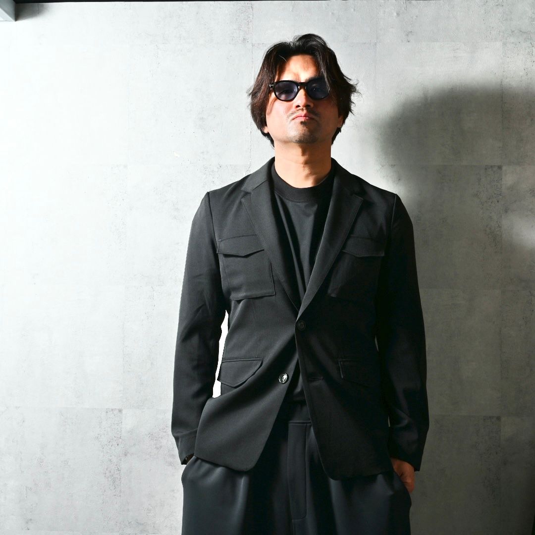 PS-65 JACKET / DP1-JK-002 / ミリタリーテーラードジャケット / ブラック (2月中旬入荷予定)