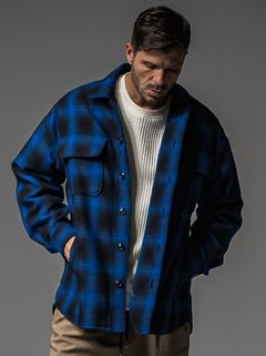 CPO SHIRTS JK / RC37-JK-004 / CPOチェックシャツジャケット / ブルーチェック (9月中旬入荷予定)