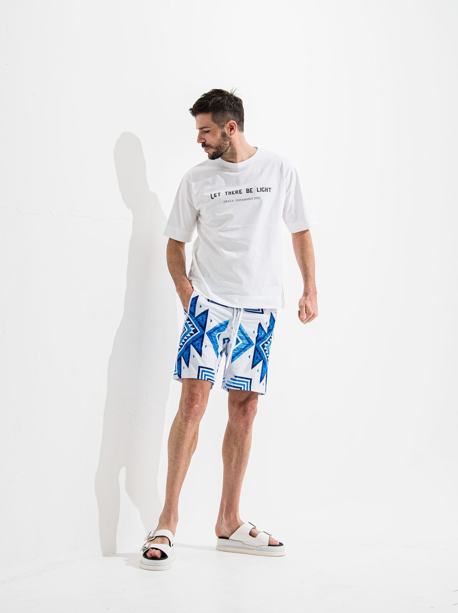 RUSH SHORTS / OR2-HP-002  / ラッシュガードハーフパンツ / ネイティヴブルー (6月中旬入荷予定)
