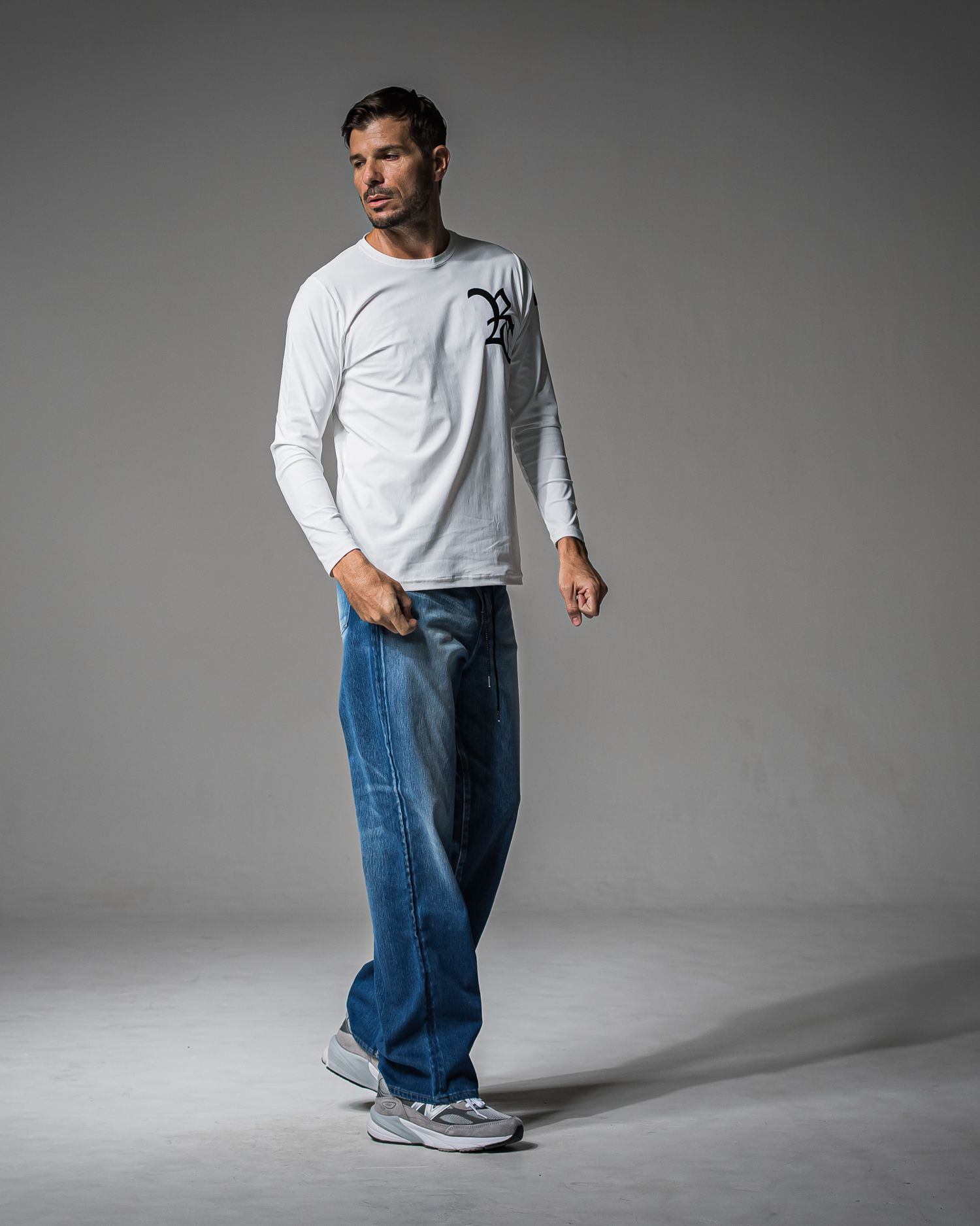 KING DENIM JERSEY / RC37-ST-005 / デニムジャージ バギーワイドパンツ / ライトインディゴ