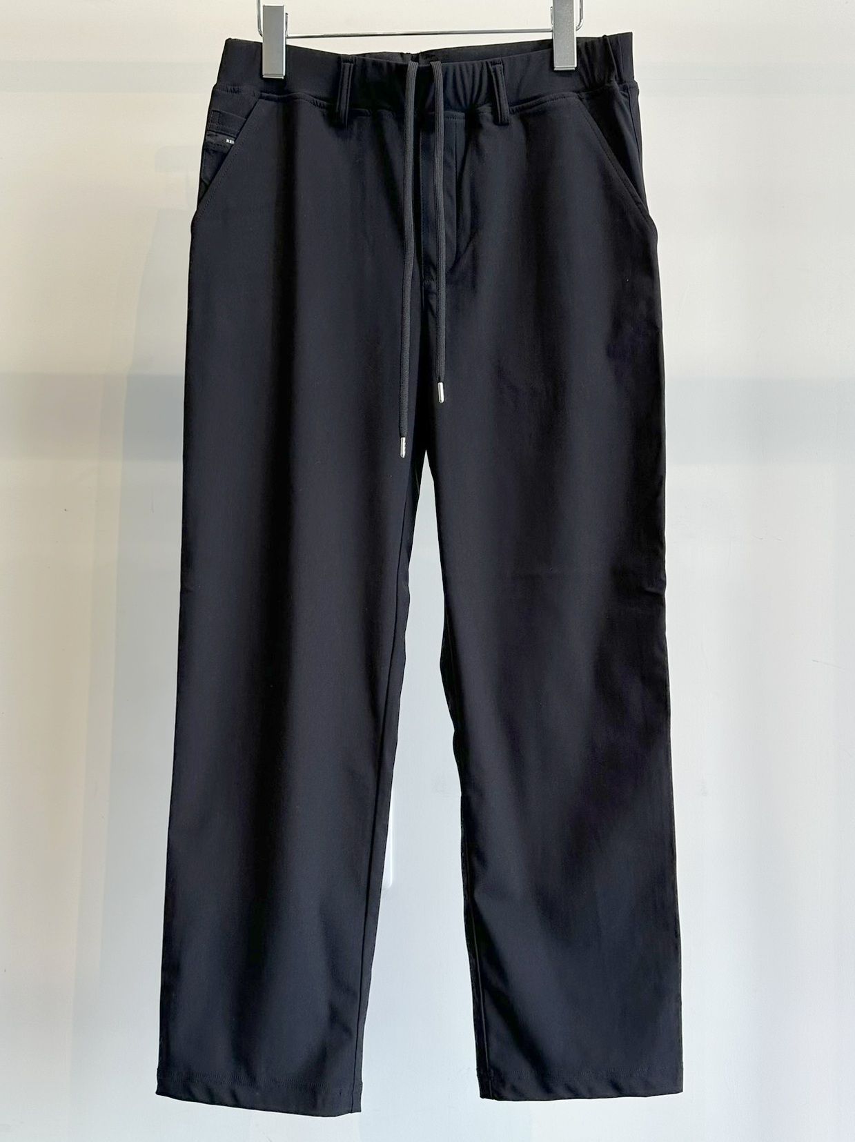 CHRIS EASY WIDE PANTS / RC31-ST-016W / ナイロンワイドパンツ / ブラック