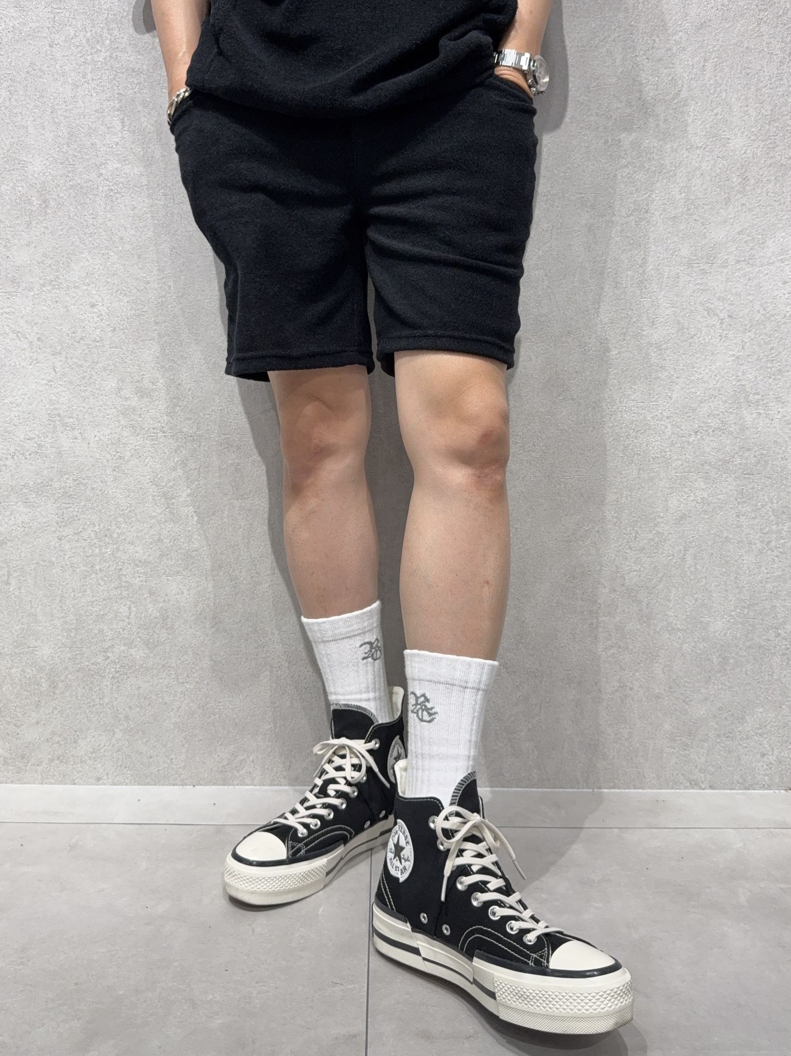 VINTAGE PILE SHORTS / RC40-HP-001 / パイルショーツ / ブラック