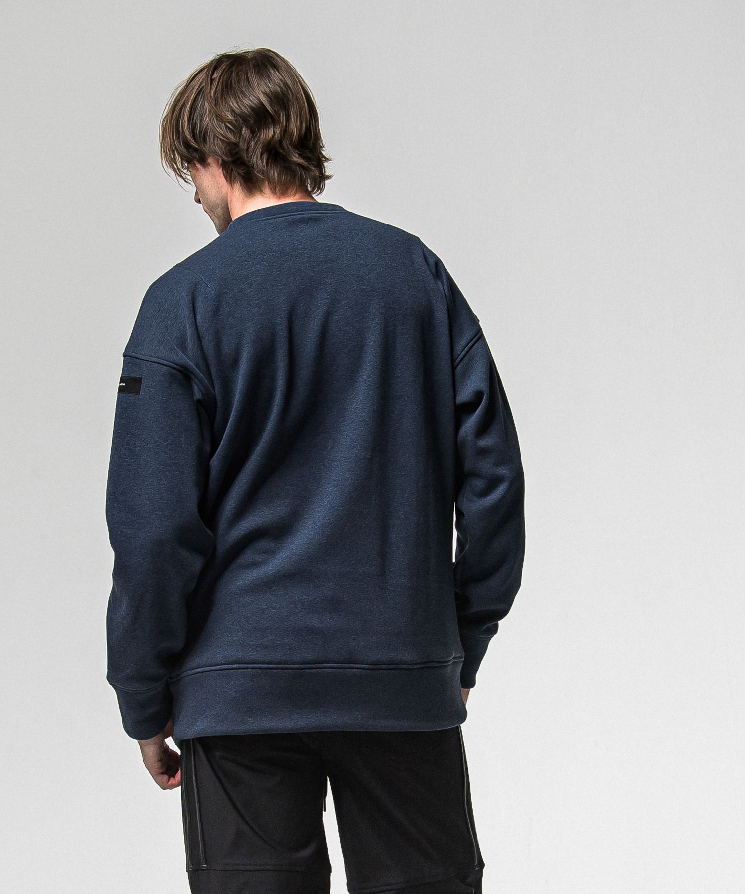 RC CHENILLE VELOURS FLEECE DROP TRAINER / RC38-C-004 / 裏起毛刺繍ワッペントレーナー / ネイビー (11月上旬入荷予定)