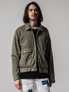 LDENIM AG FLIGHT JACKET / RC39-JK-003 / デニムフライトジャケット / カーキ (3月中旬入荷予定)