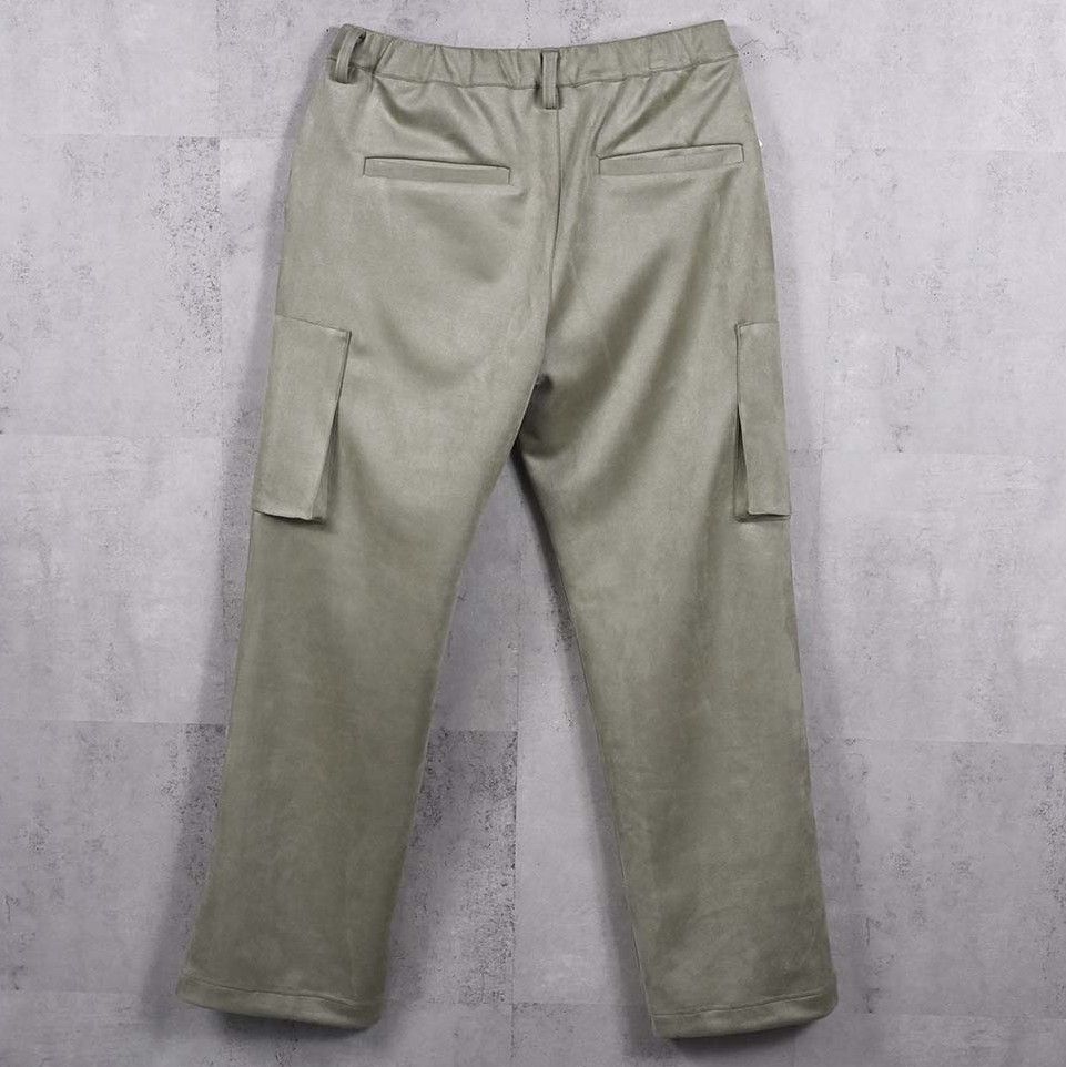 DAVID CARGO PANTS / RC38-ST-040 / スエードワイドカーゴパンツ / カーキ (1月上旬入荷予定)