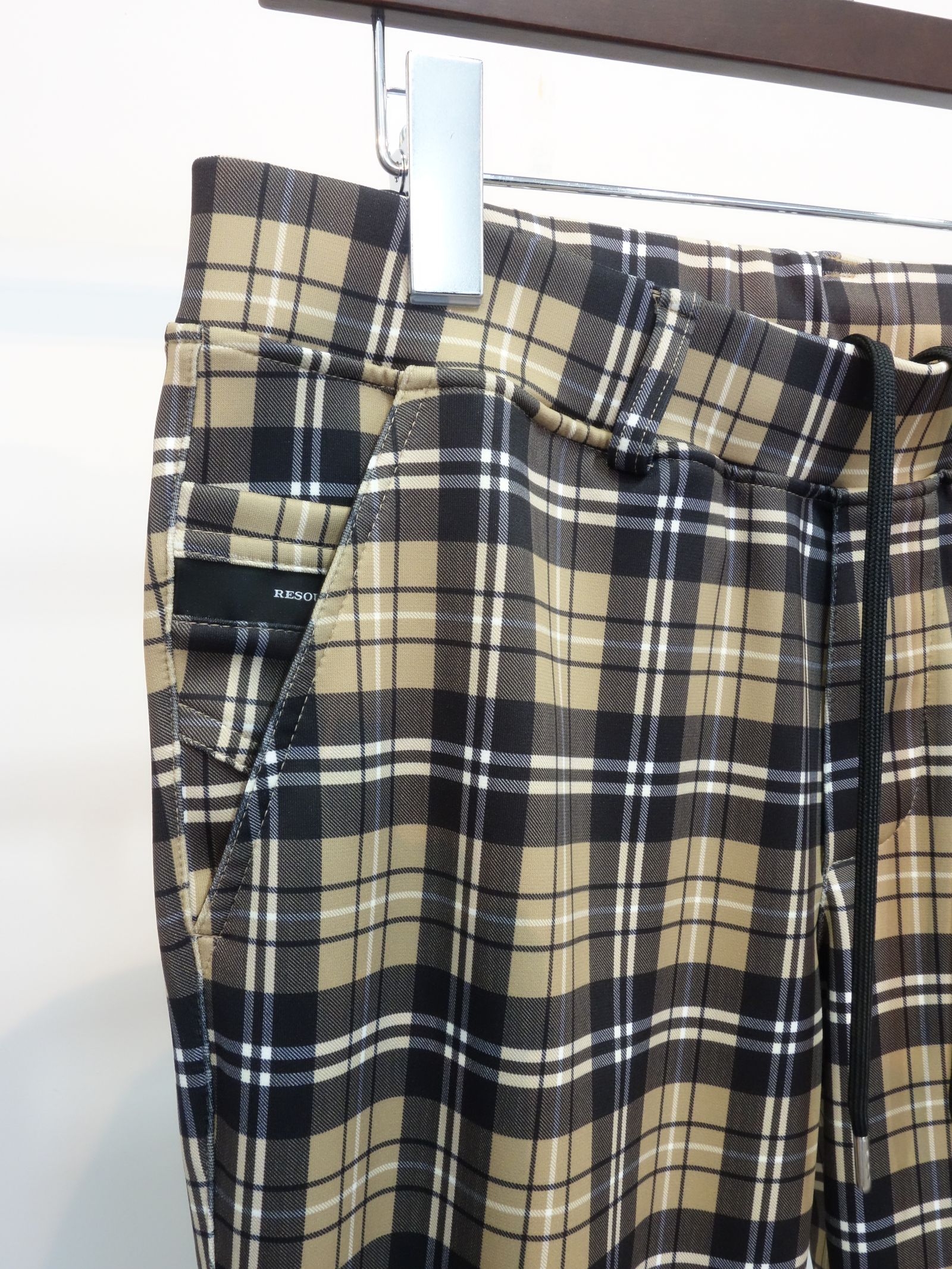 CHRIS EASY PANTS / RC23-ST-016 / チェックイージーパンツ
