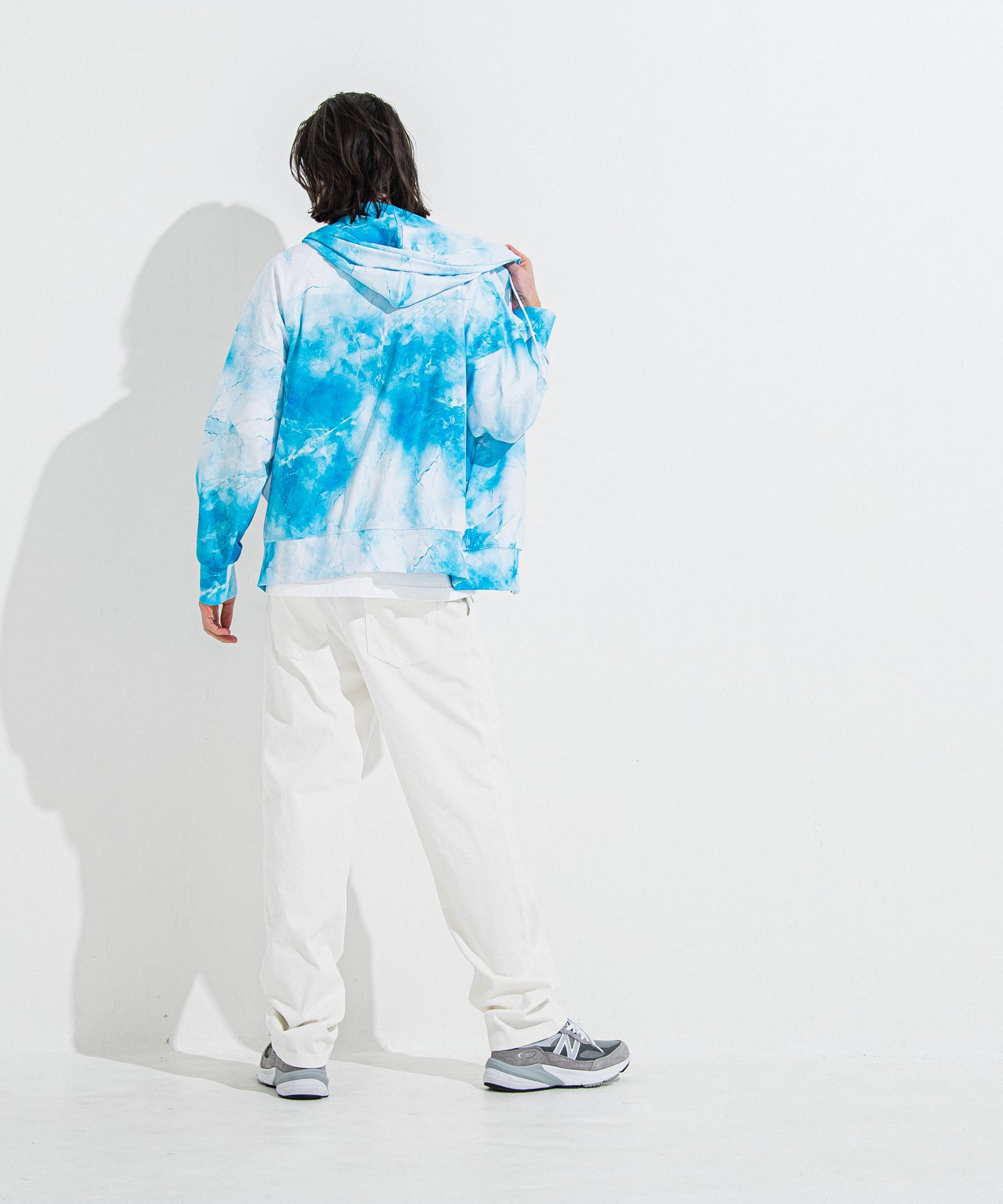 DENIM JERSEY WIDE PT / RC36-ST-016WTD / ライトオンスデニムジャージワイドパンツ / ホワイト