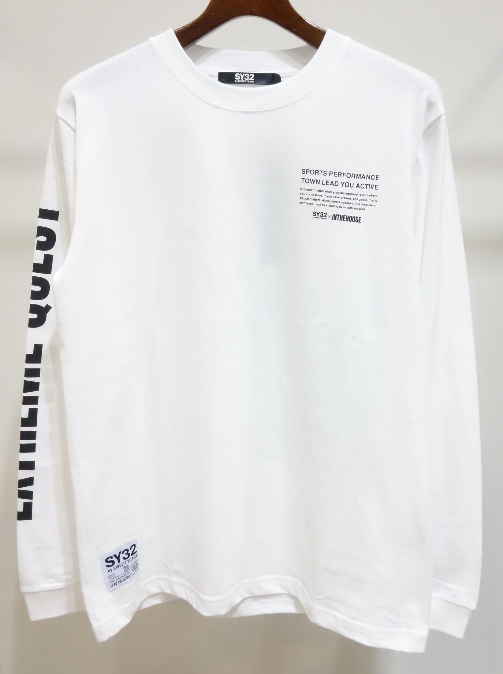 【SY32×IN THE HOUSE】 W-NAME L/S TEE / ITH11053 / ロングスリーブTシャツ