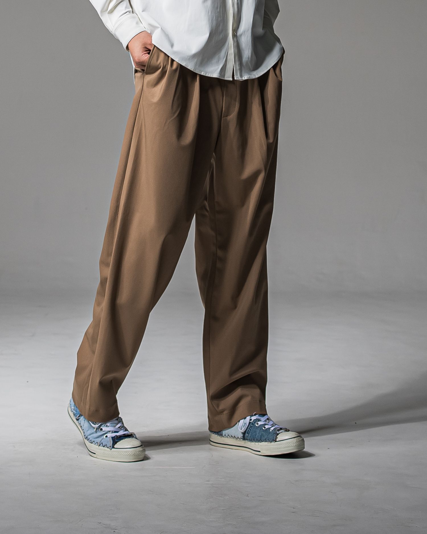 BEN PANTS / RC37-ST-038 / スーパーワイドパンツ / ベージュ