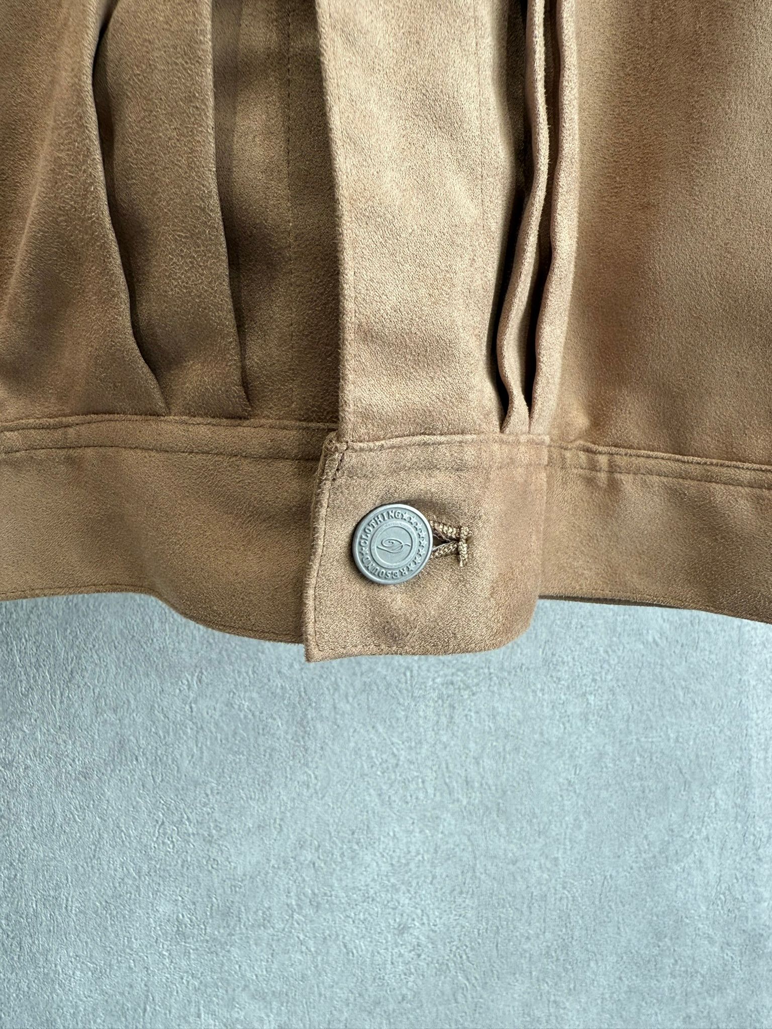 LEATHER OVER 2ND G / RC37-JK-005 / スエードエコレザー2ND型Gジャン / ベージュ