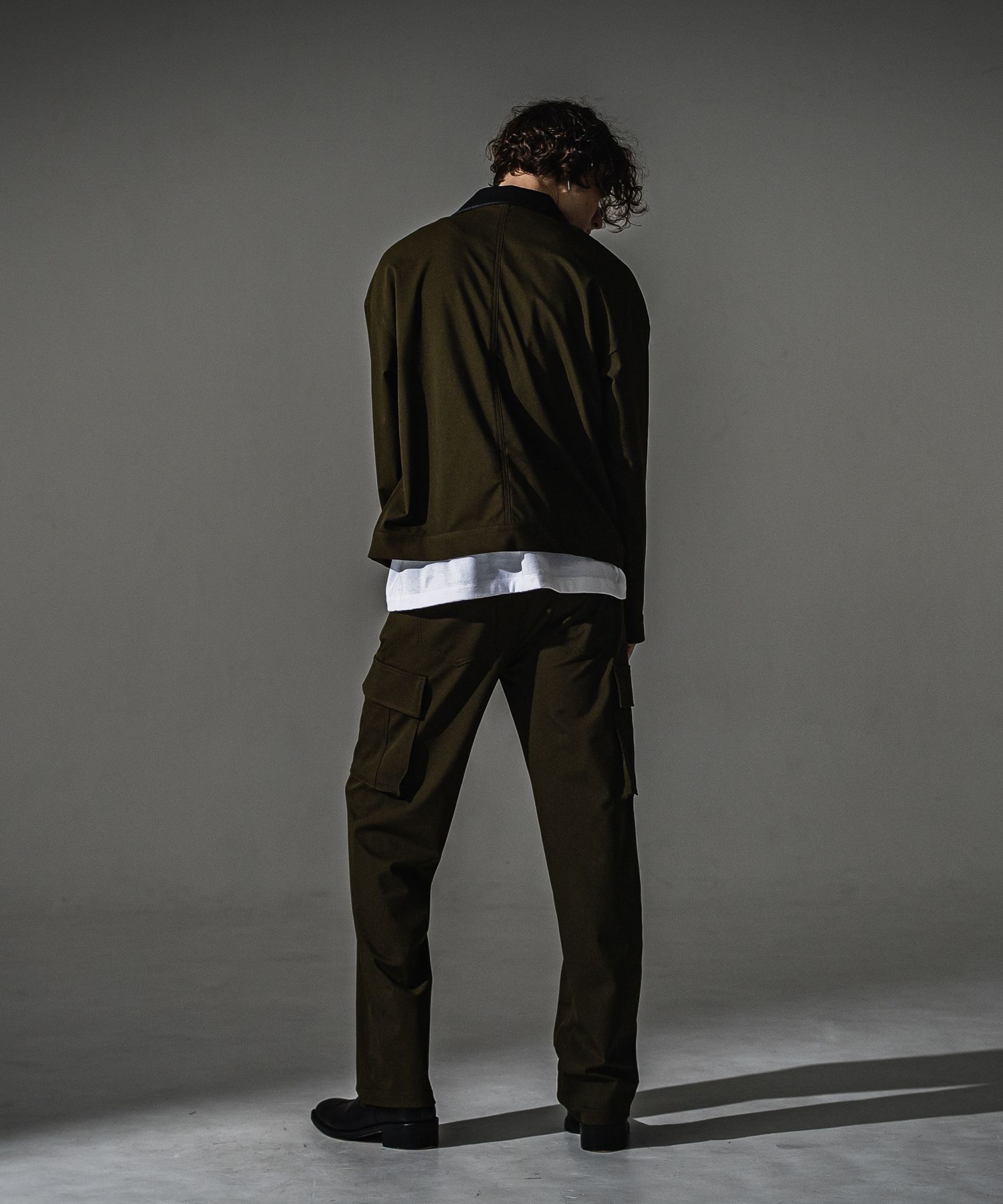HEAD CARGO / RC41-ST-043 / カーゴセミワイドタックパンツ / カーキ (8月中旬入荷予定)