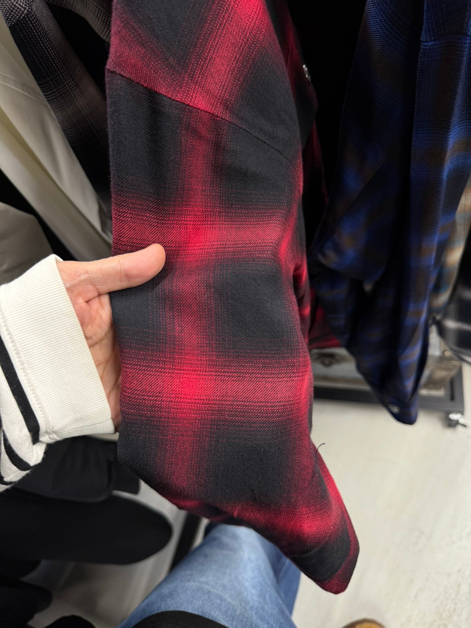 50S CHECK JK / RC39-JK-007C / チェックシャツジャケット / レッド (2月中旬入荷予定)