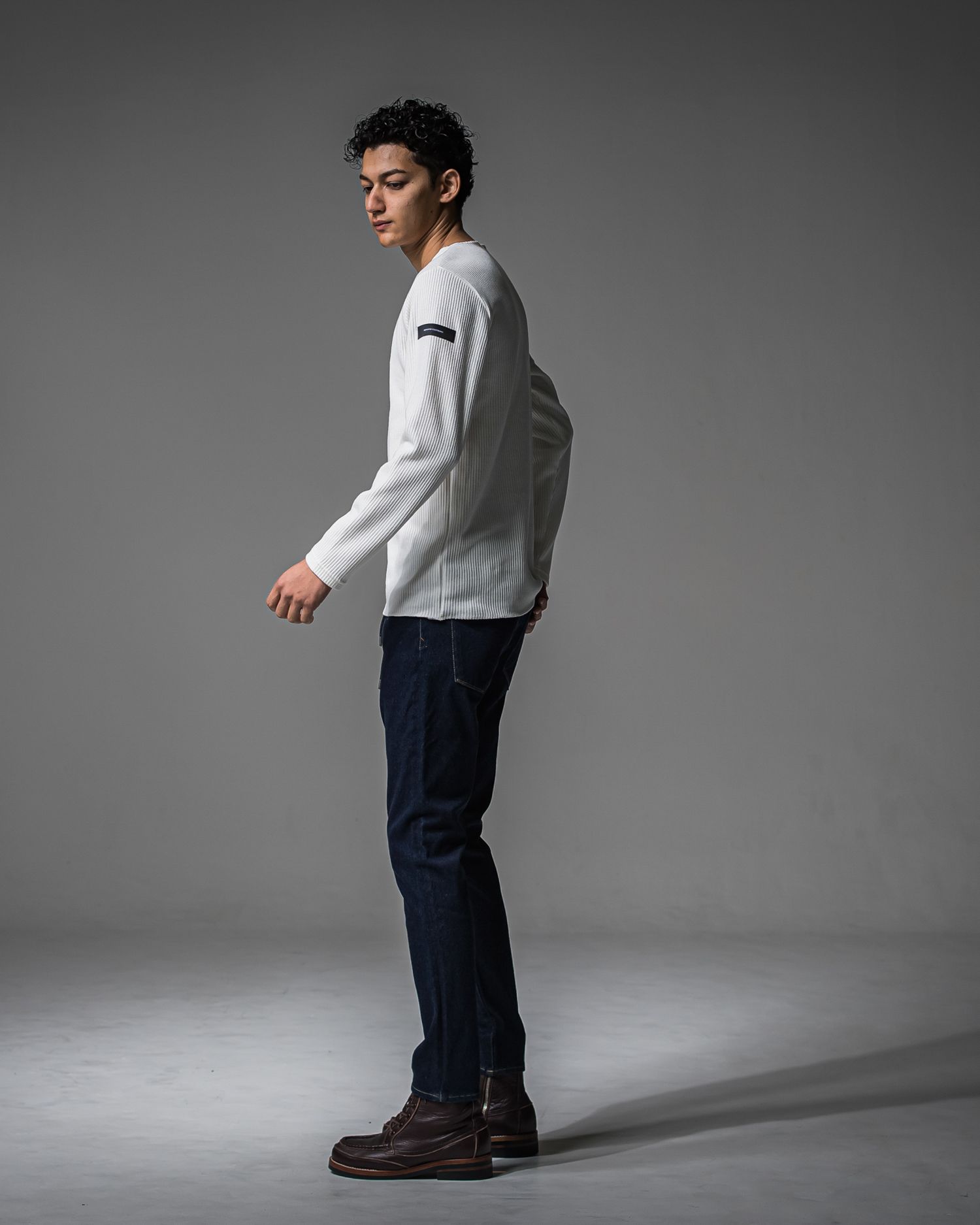 MICK DENIM JERSEY / BASIC-ST-020 / デニムジャージテーパードパンツ / インディゴワンウォッシュ (9月上旬入荷予定)