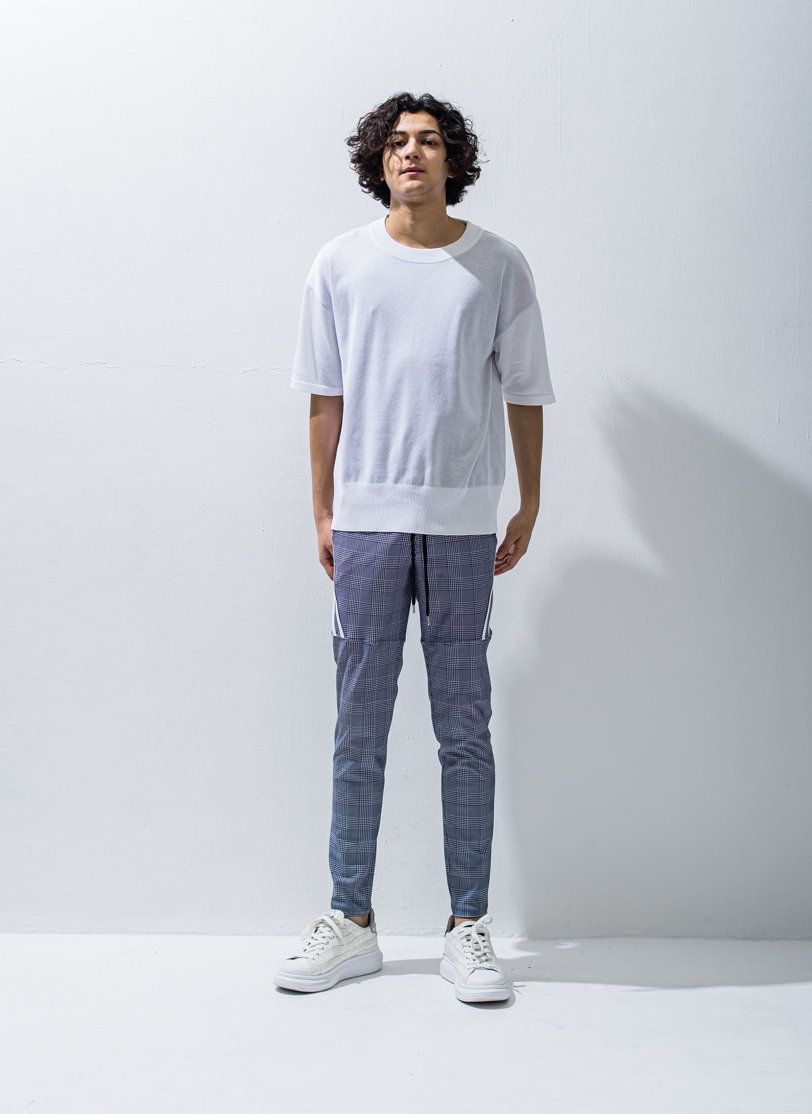 TYLER LINE PANTS / RC28-ST-026 / イージーラインパンツ / グレンチェックブラック※