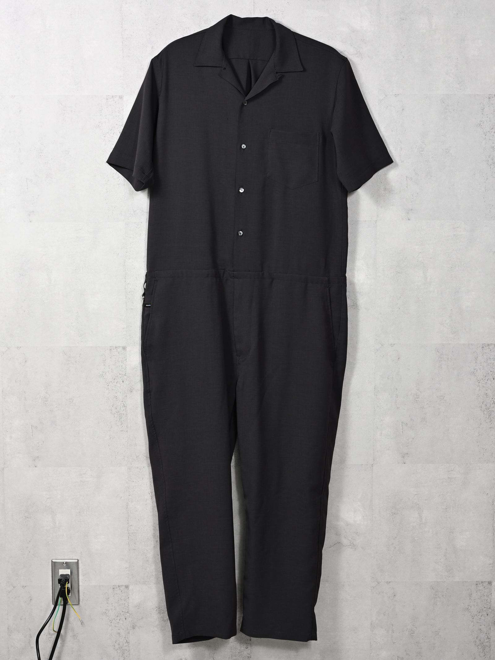 RAGE TWILL HALF ALL IN ONE / DP1-TN-001 / 半袖シャツオールインワン / チャコール (3月中旬入荷予定)
