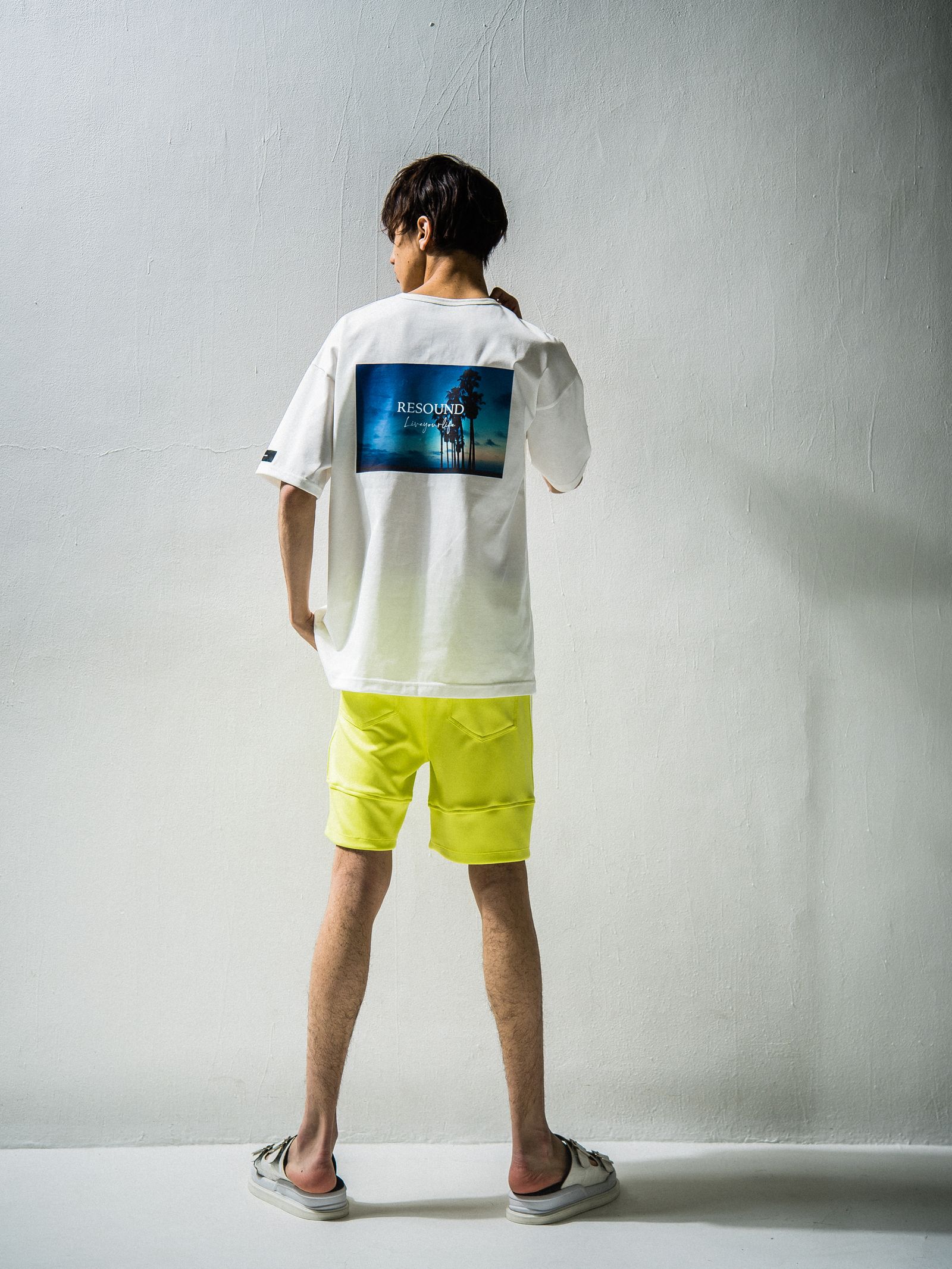 PALM BEACH PHOTO LOOSE TEE / RC24-T-004 / ビッグTシャツ ※