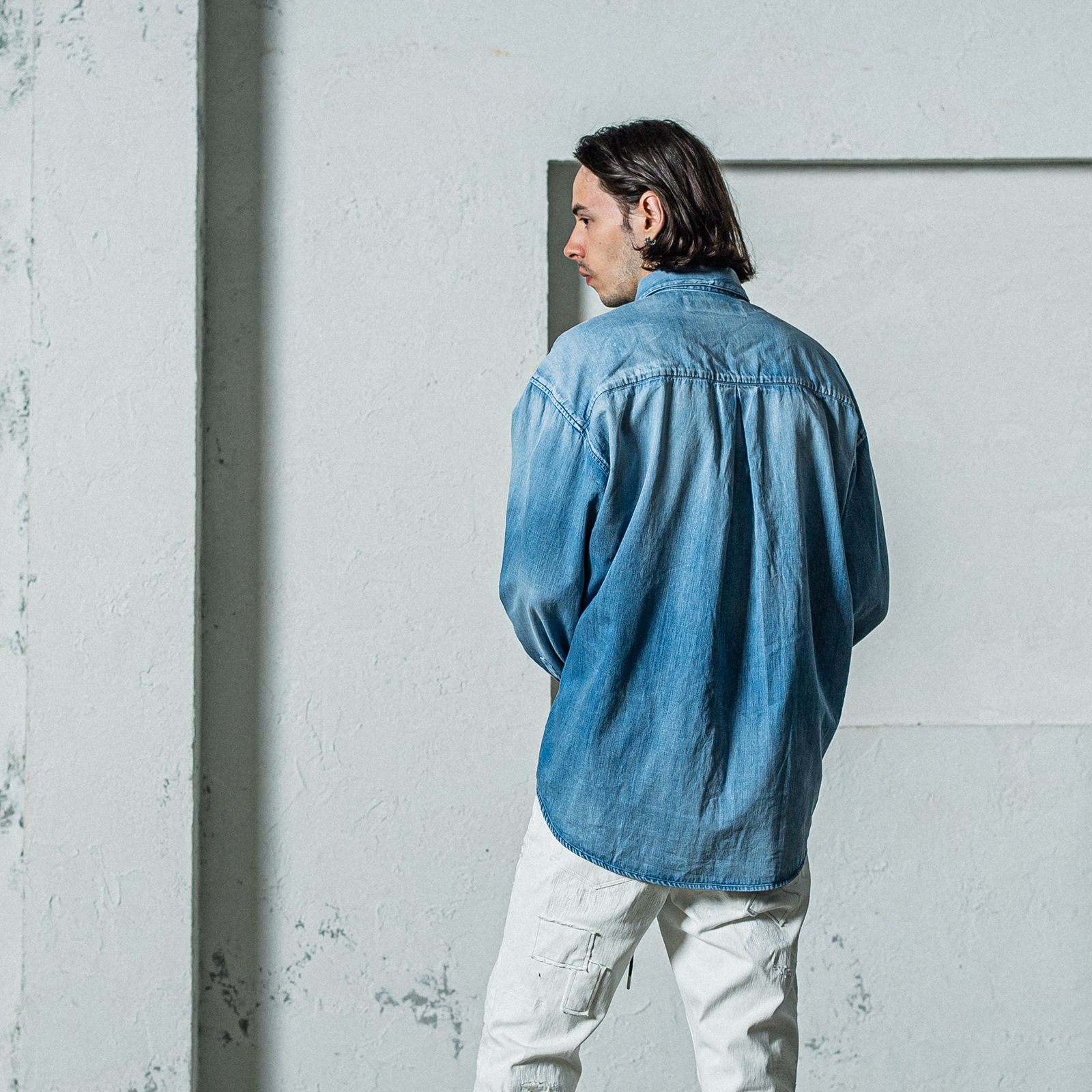 DENIM JACK SHIRTS / RC35-SH-001D / オーバーデニムシャツ / インディゴユーズド