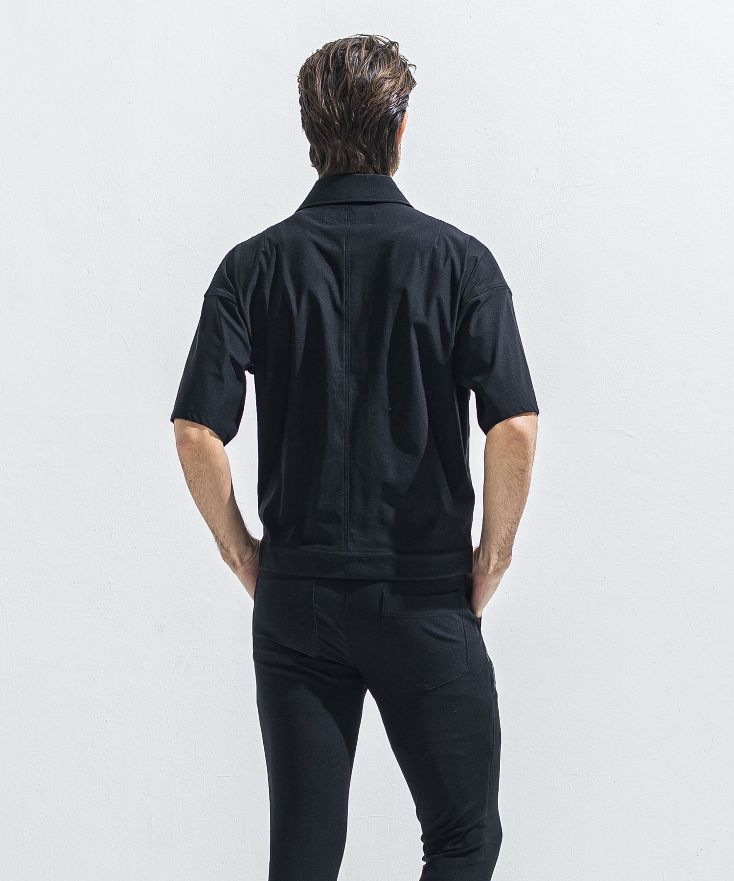 CPO HAFE SHIRTS JK / RC40-SH-003 / 半袖ナイロンCPOジャケット / ブラック (5月上旬入荷予定)