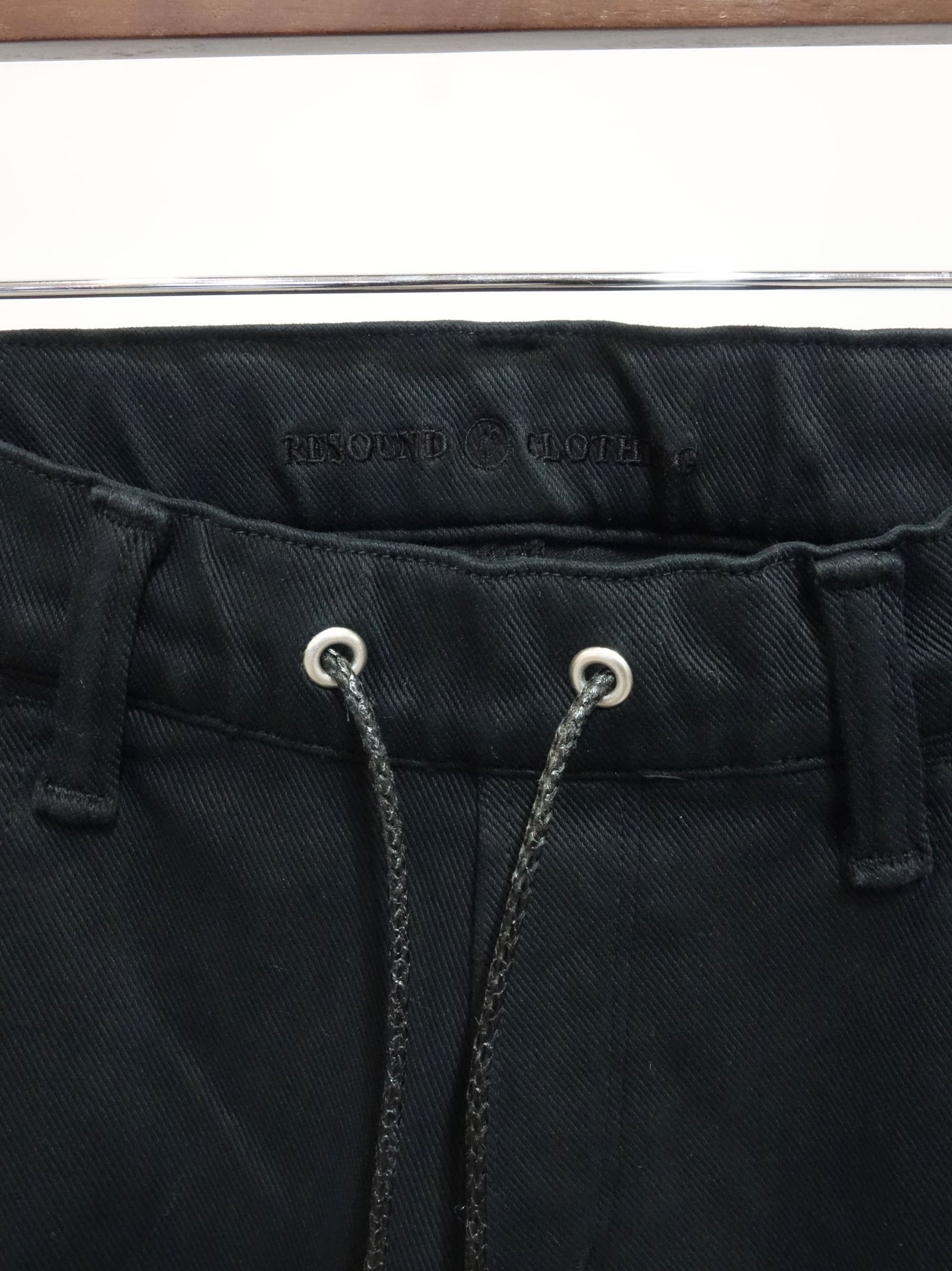 MICK DENIM JERSEY / BASIC-ST-020 / デニムジャージテーパードパンツ / ブラック (9月上旬入荷予定)