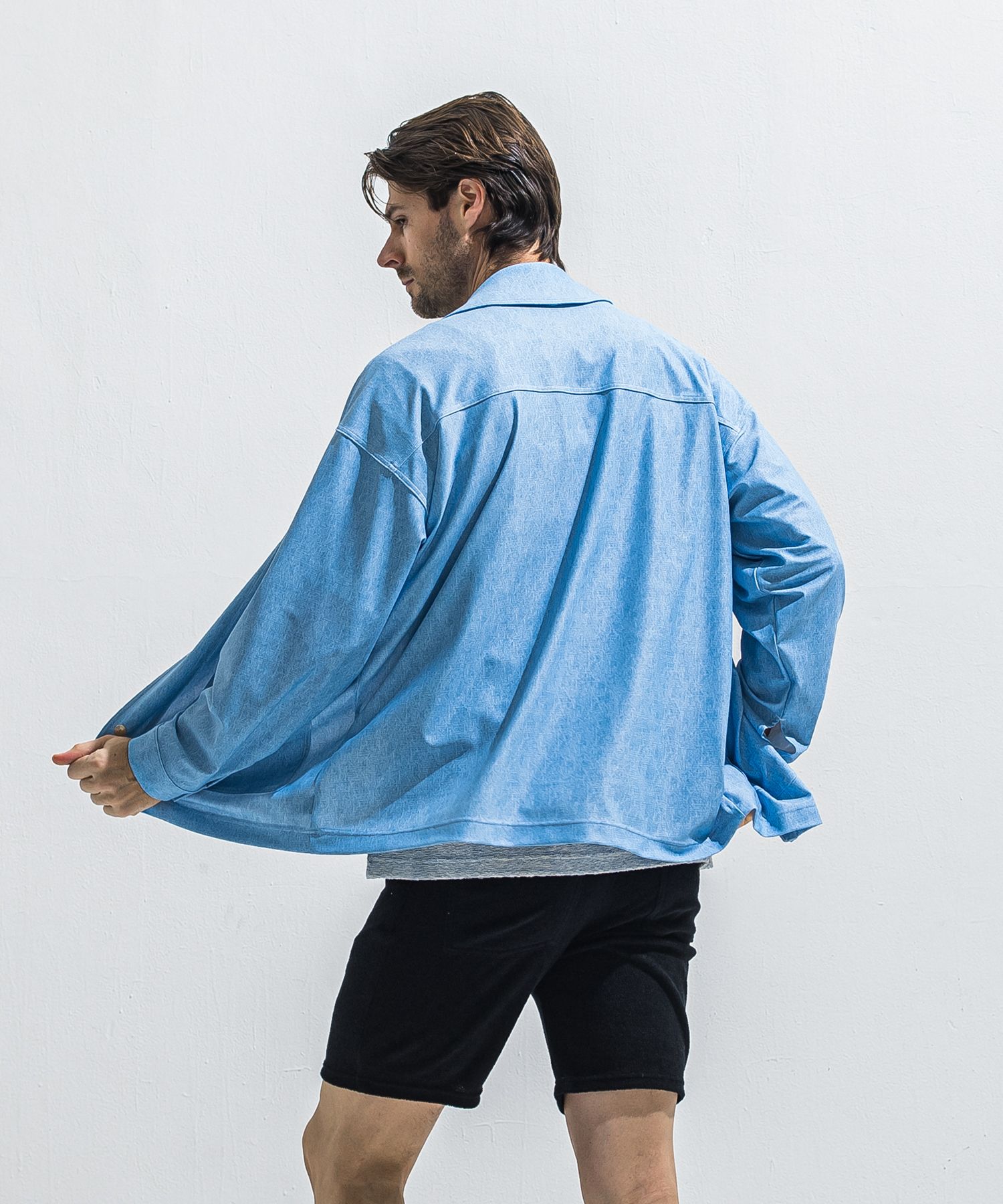 RUSH CAVER ALL / RC40-JK-002 / ラッシュガードカバーオール / ライトインディゴ (5月中旬入荷予定)