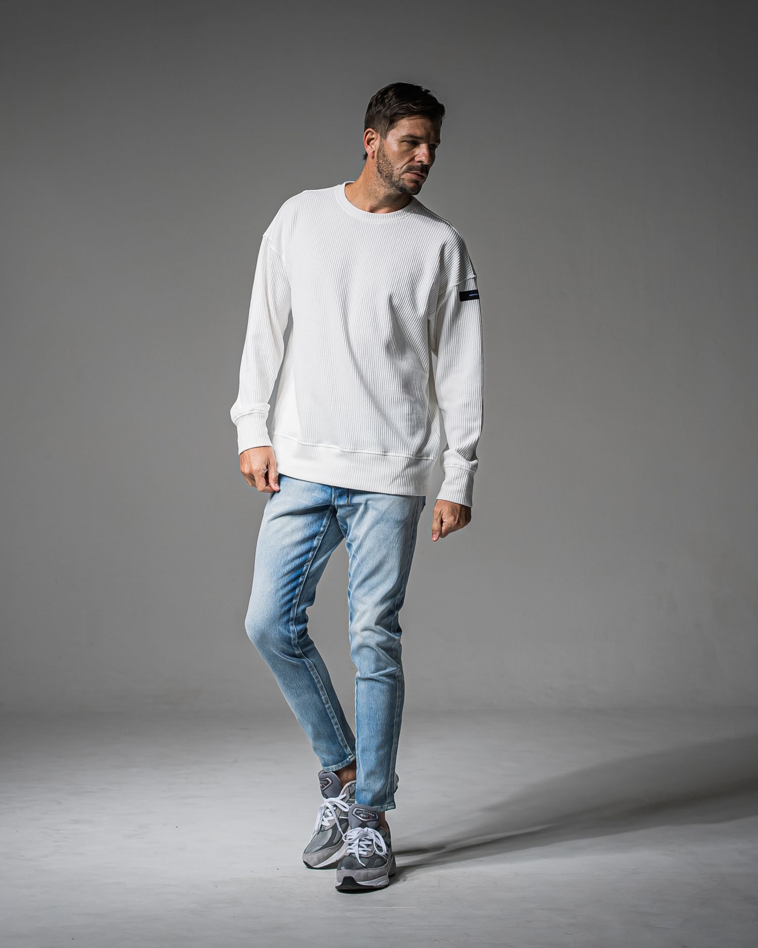 MICK DENIM JERSEY / RC37-ST-020 / デニムジャージテーパードパンツ / ライトインディゴ (9月上旬入荷予定)
