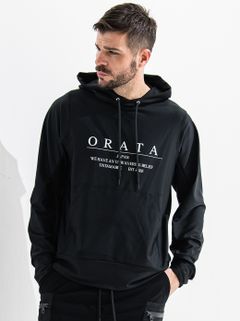 RUSH PULLOVER HOODIE / OR2-C-001  / ラッシュガードプルオーバーパーカー / ブラック (7月中旬入荷予定)