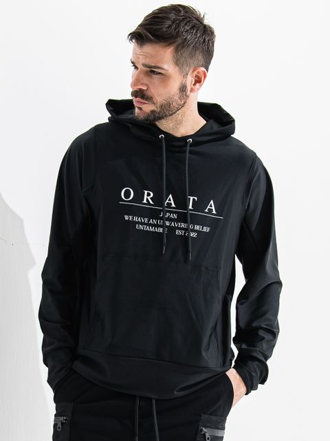 RUSH PULLOVER HOODIE / OR2-C-001  / ラッシュガードプルオーバーパーカー / ブラック (7月中旬入荷予定)