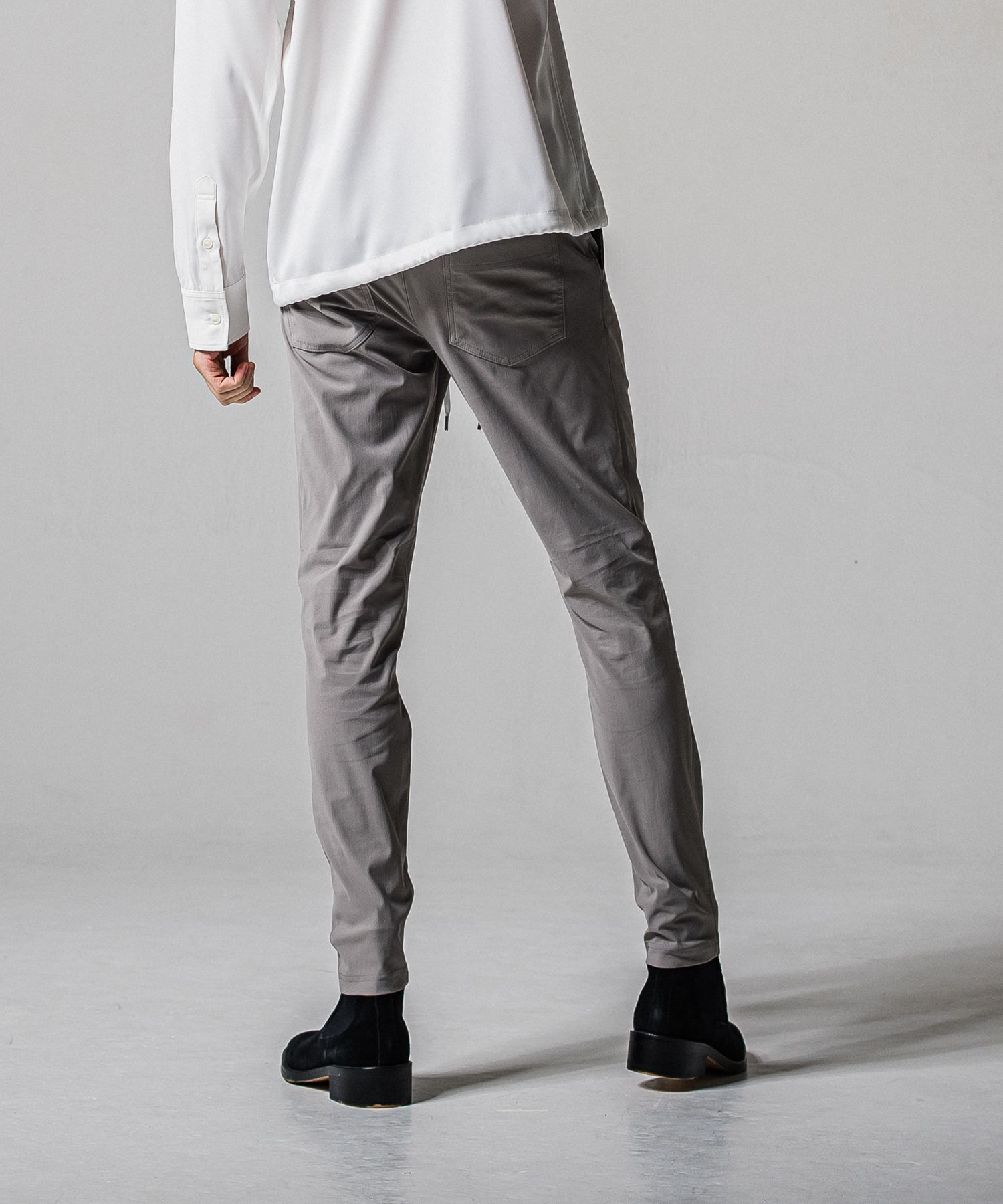 CHRIS EASY TUCK PANTS / RC39-ST-016T / ナイロンイージータックパンツ / グレー (3月上旬入荷予定)