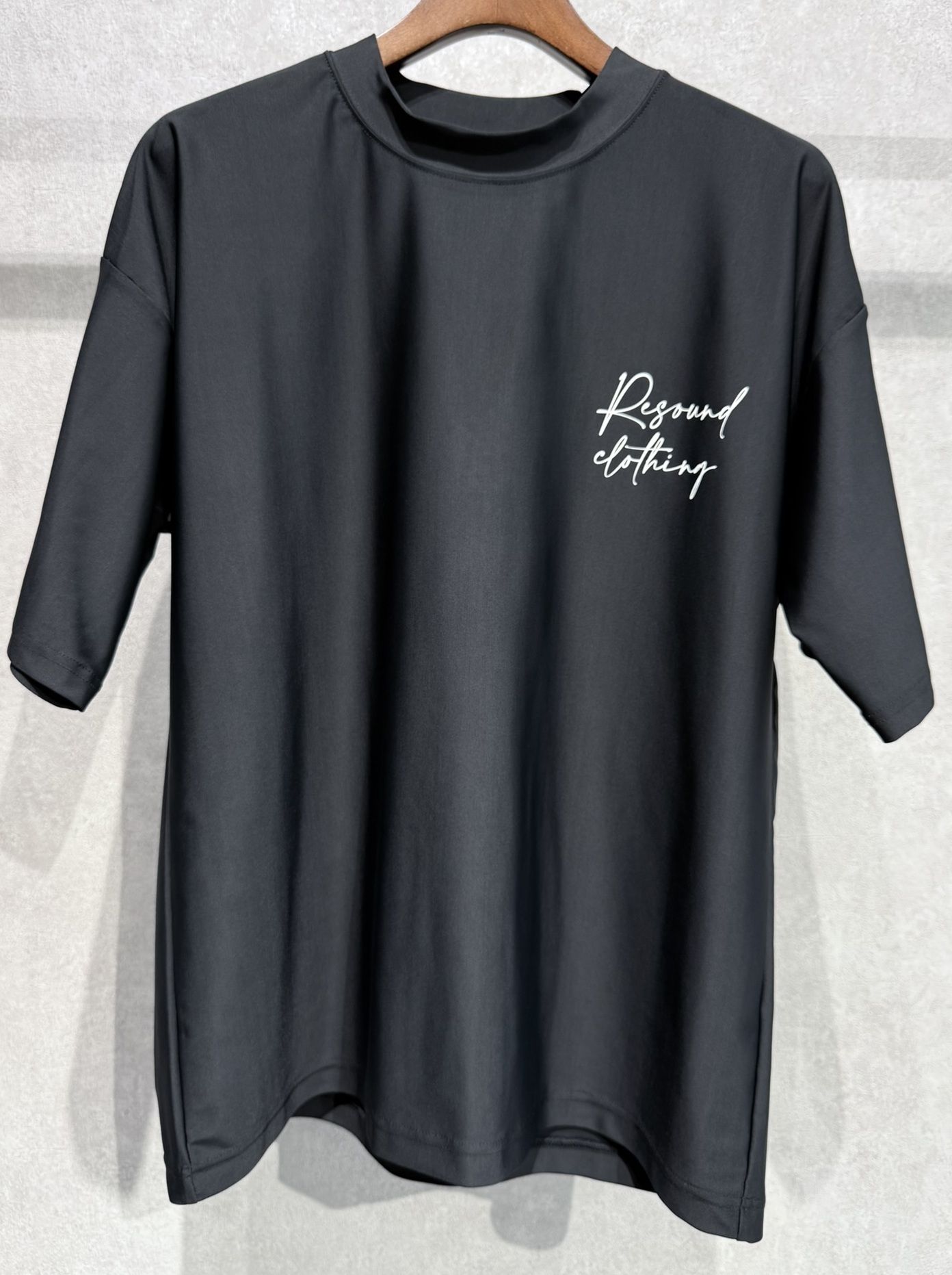 ID RUSH OVER T / RC36-T-011 / バックロゴラッシュガードビッグTシャツ / ブラック