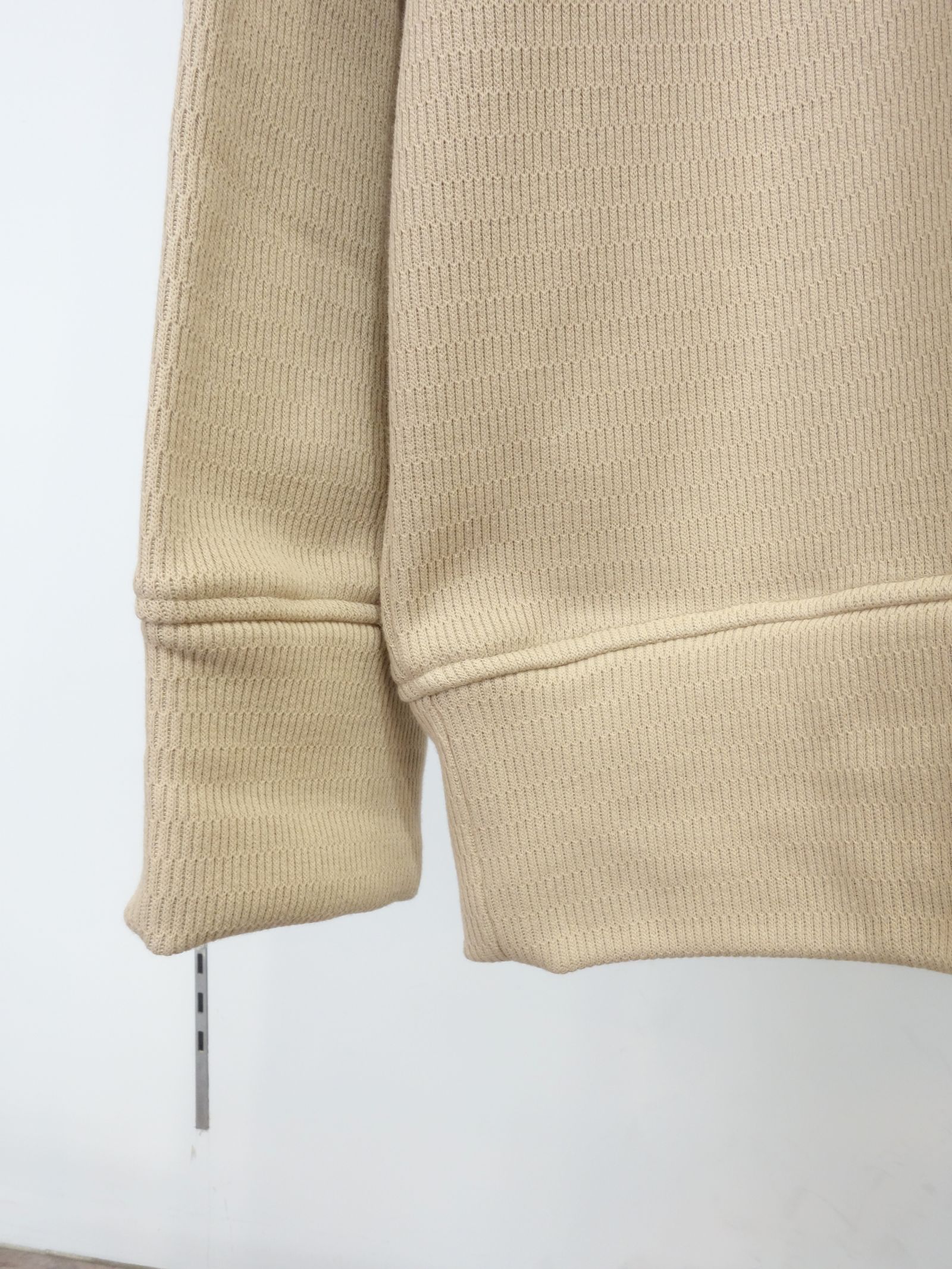 VELOURS FLEECE THERMAL LOOSE TRAINER / RC34-C-002 / 裏起毛サーマルトレーナー / ベージュ