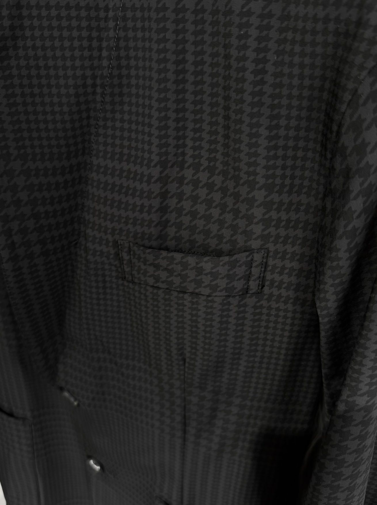 ストレッチナイロンセットアップ / uso-26062,usb-26062 / チャコール×ブラック(グレンチェック)