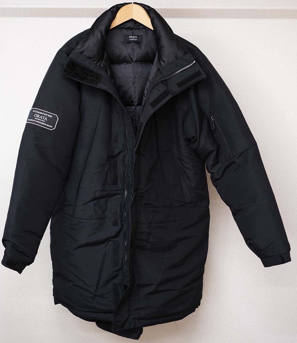 HARD TO BURN MONSTER COAT / OR1-JK-005 / モンスターダウンジャケット / ブラック (11月中旬入荷予定)