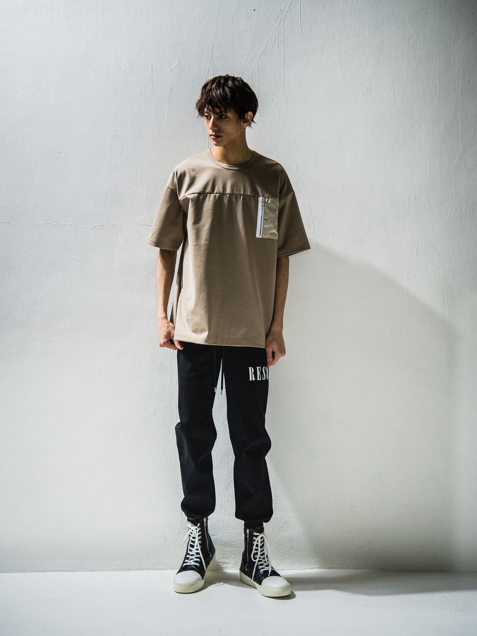 NYLON POCKET LOOSE TEE / RC24-T-006 / ビッグTシャツ