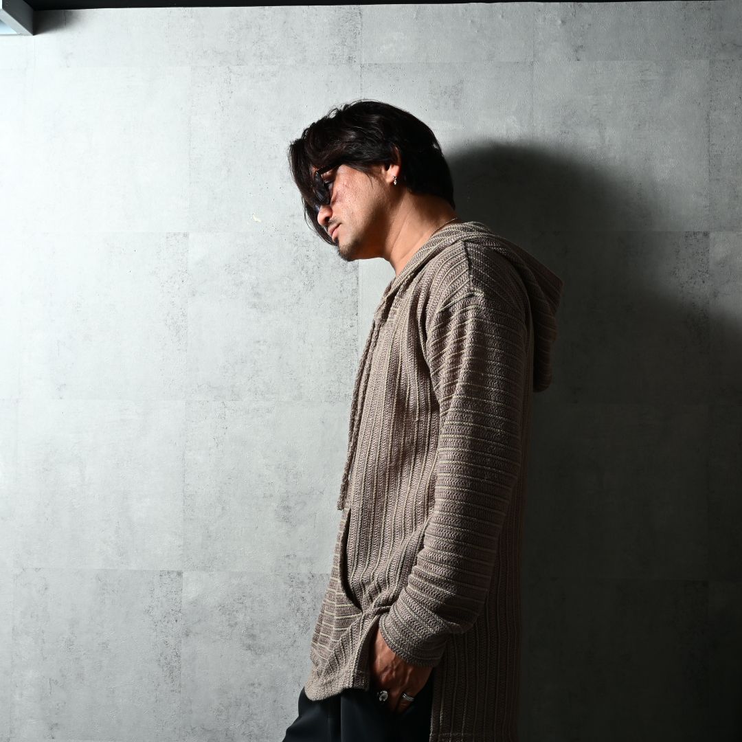 RUSSEL MEXICAN HOODIE / DP1-C-003 / ラッセル織りメキシカンパーカー / ブラウン (3月上旬入荷予定)