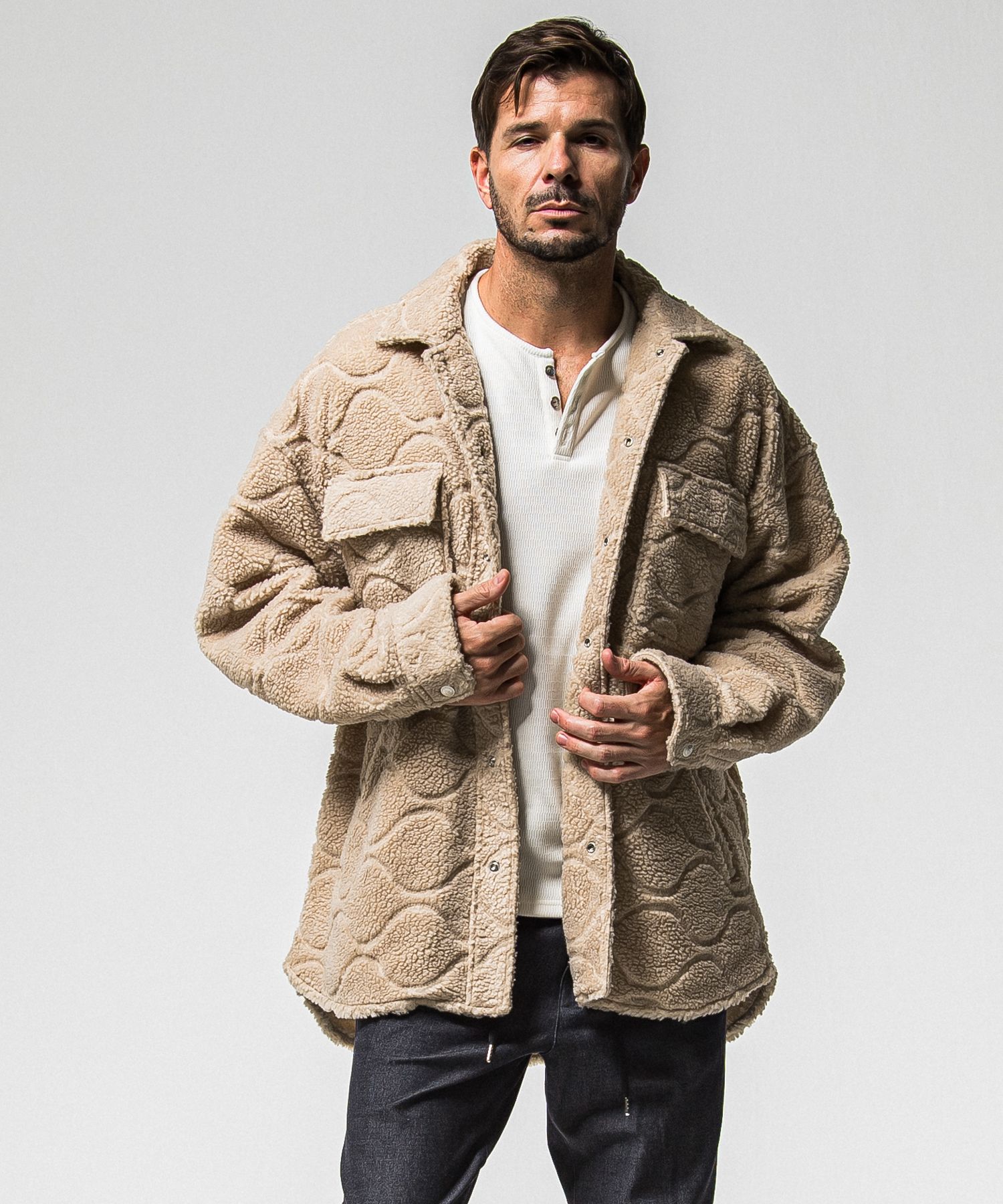 CPO BOA SHIRTS JK / RC38-JK-006 / ボアCPOシャツジャケット / ブラウン (11月上旬入荷予定)