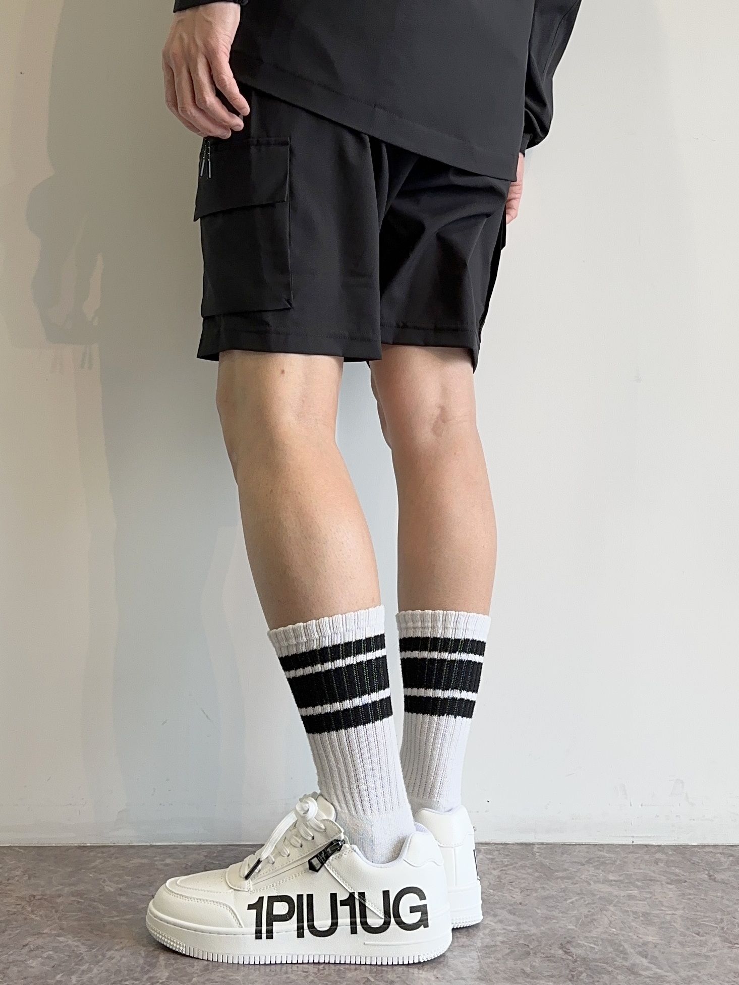 ランニングカーゴハーフパンツ / usb-24018 / ブラック