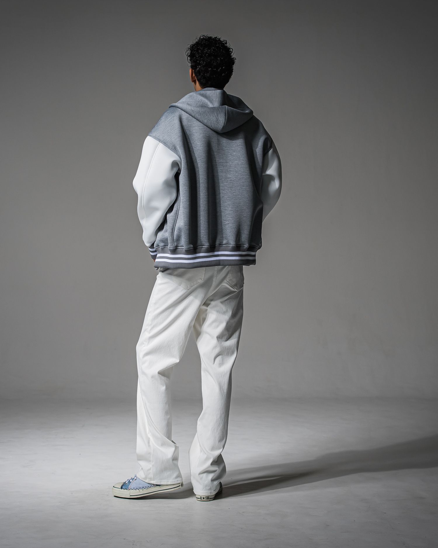 KING DENIM JERSEY / BASIC-ST-005 / デニムジャージ バギーワイドパンツ / ホワイト