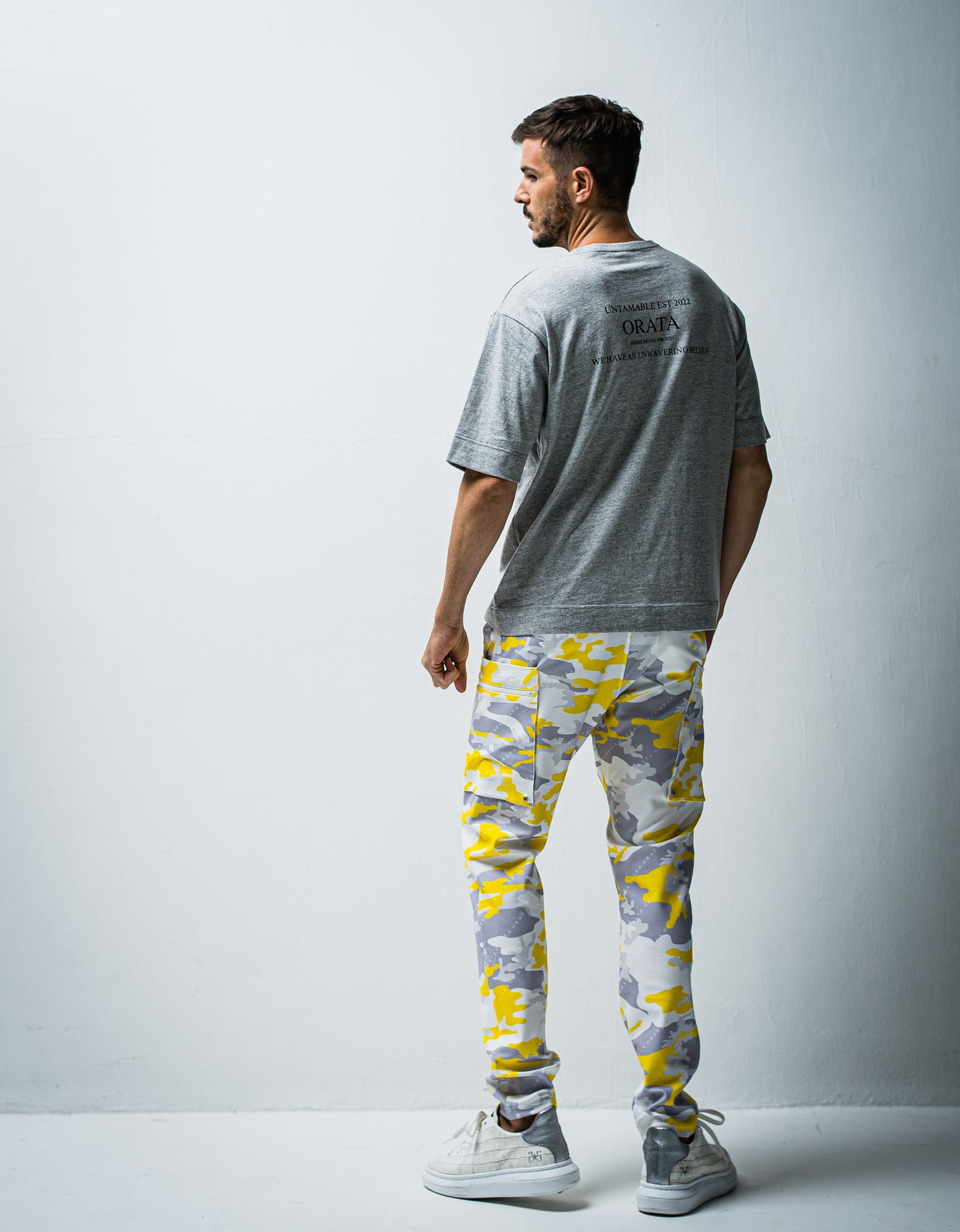 CAMO JERSEY GR PT / OR1-ST-005 / カモジャージギアカーゴパンツ / イエローカモフラ (1月上旬入荷予定)
