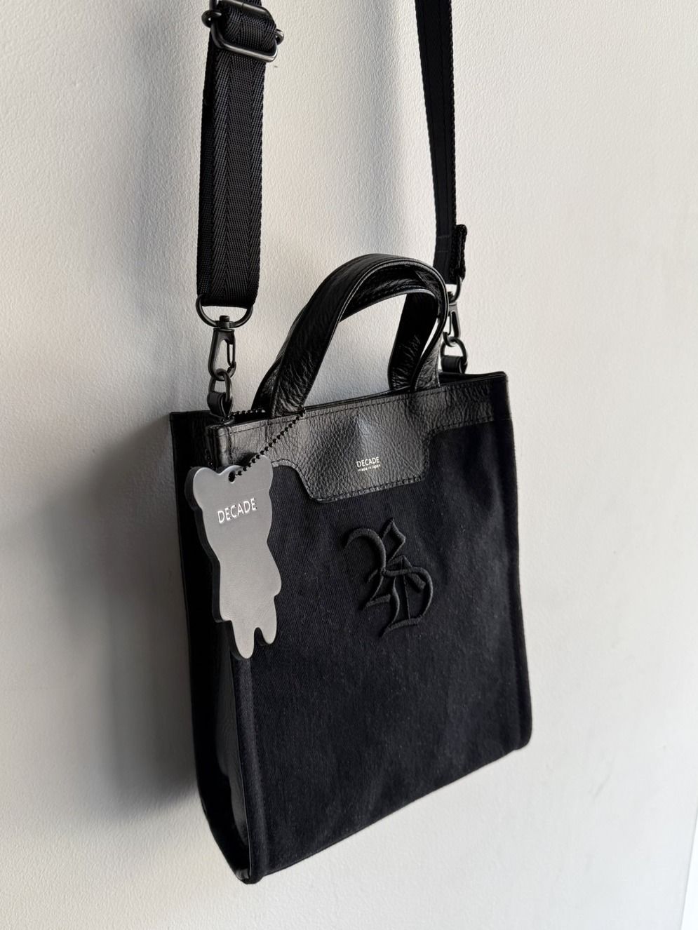 DENIM MINI TOTE BAG / RC41-BAG-001RD / デニムミニトートショルダーバッグ / ブラック (8月下旬入荷予定)