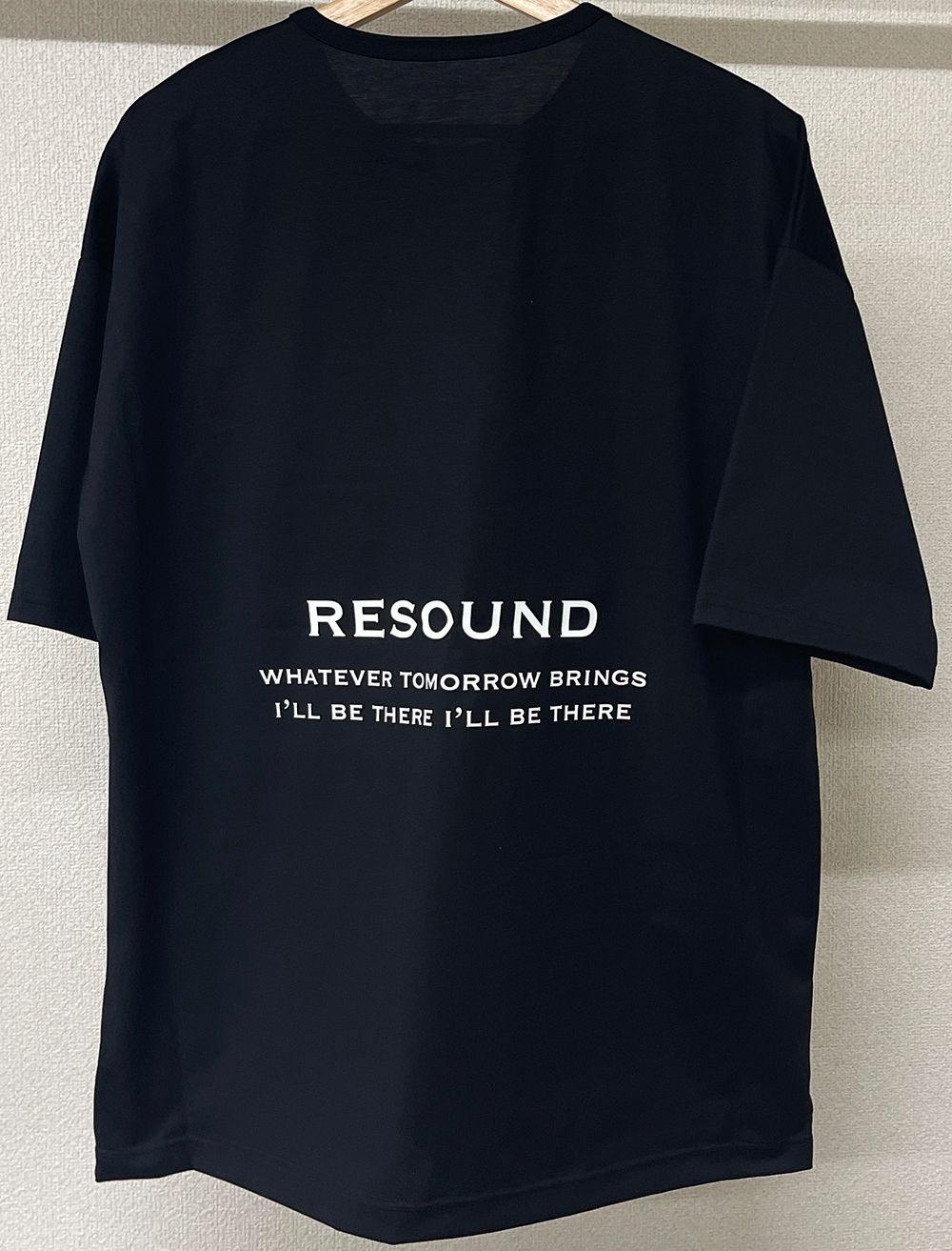 BACK ICON ROGO LOOSE TEE / RC27-T-001 / バックロゴビッグTシャツ / ブラック