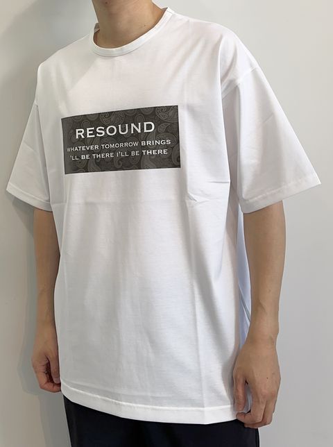 BANDANA BOX ROGO OVER TEE / RC28-T-003 / ボックスロゴビッグTシャツ / ホワイト