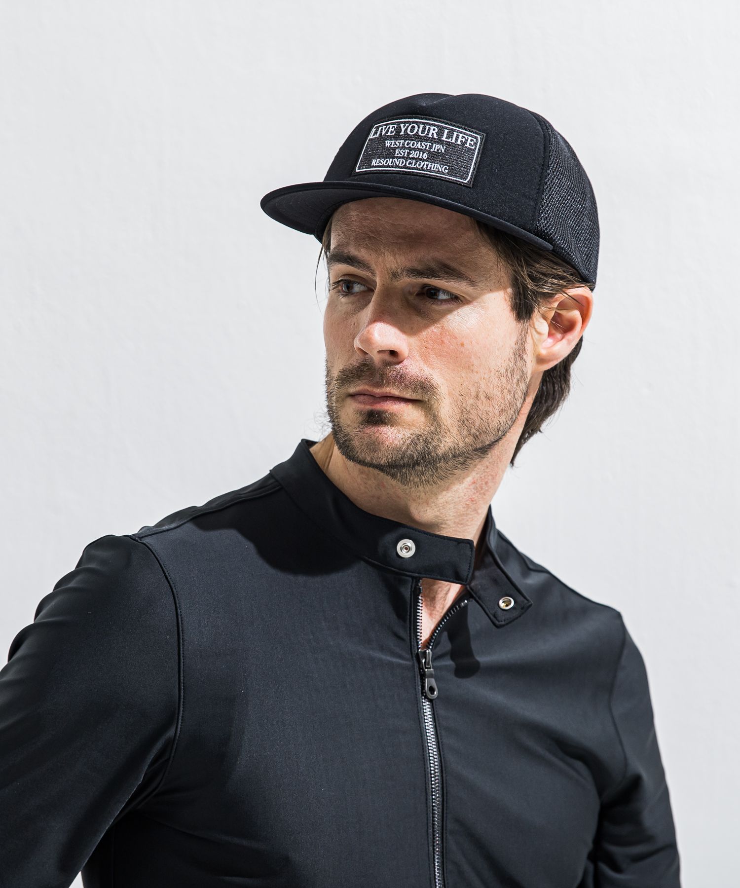 LIVE MESH CAP / RC40-CAP-001 / ロゴワッペンメッシュキャップ / ブラック (5月上旬入荷予定)