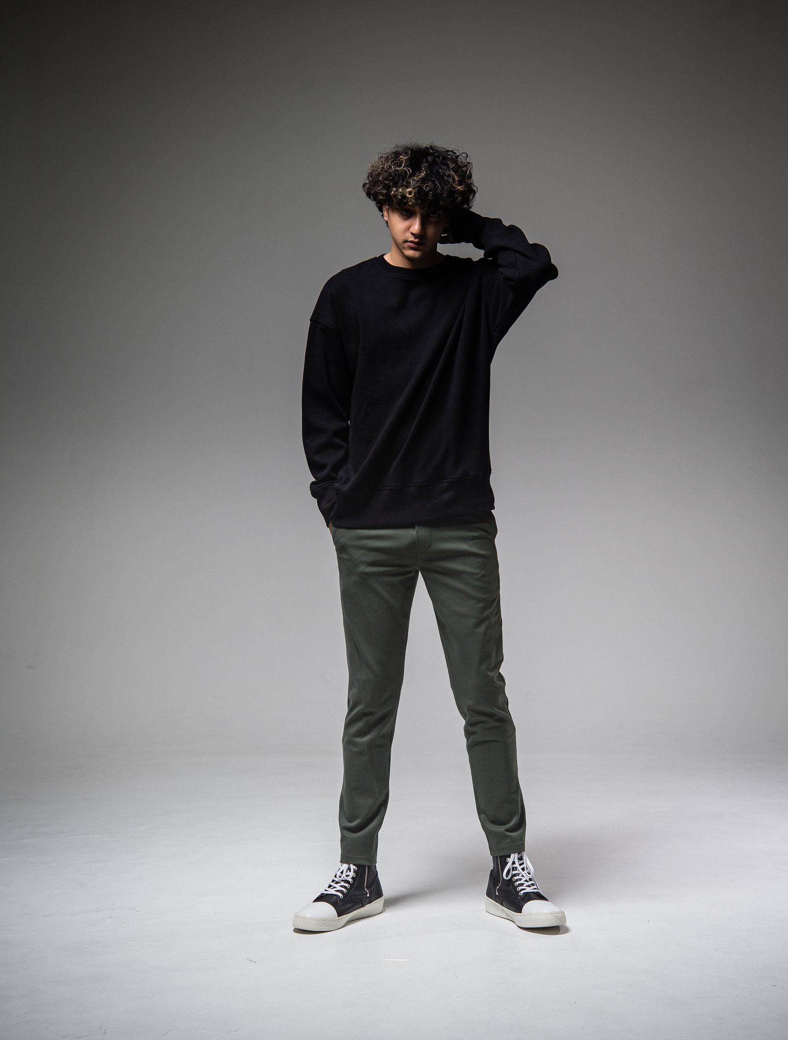 ERIC EASY PANTS / RC25-ST-027 / ルーズイージーパンツ / カーキ