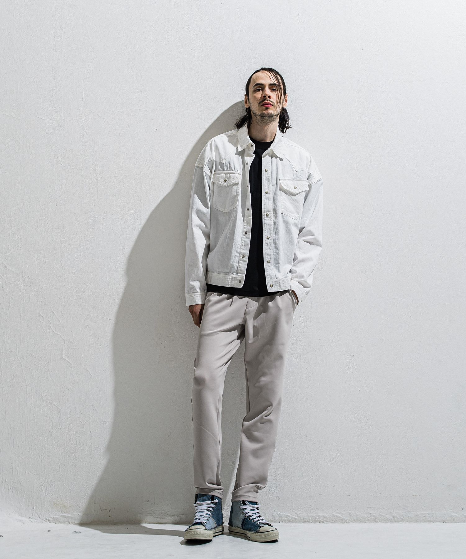 GAVIRIA DB EASY PANTS / DP1-ST-002 / ダンボールジャージイージーパンツ / グレージュ (3月中旬入荷予定)