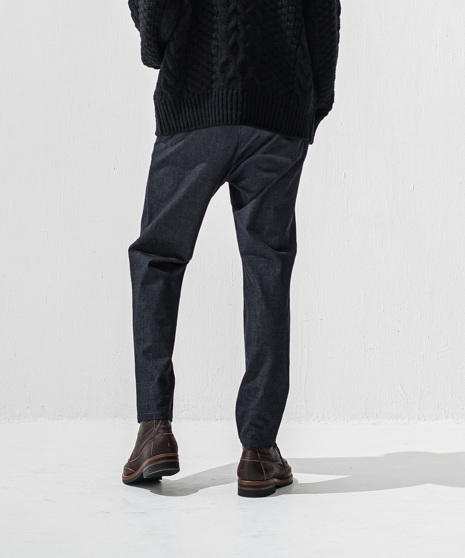 PAT WIDE EASY PANTS / RC42-ST-036BN / ワイドテーパードパンツ / デニム (12月上旬入荷予定)