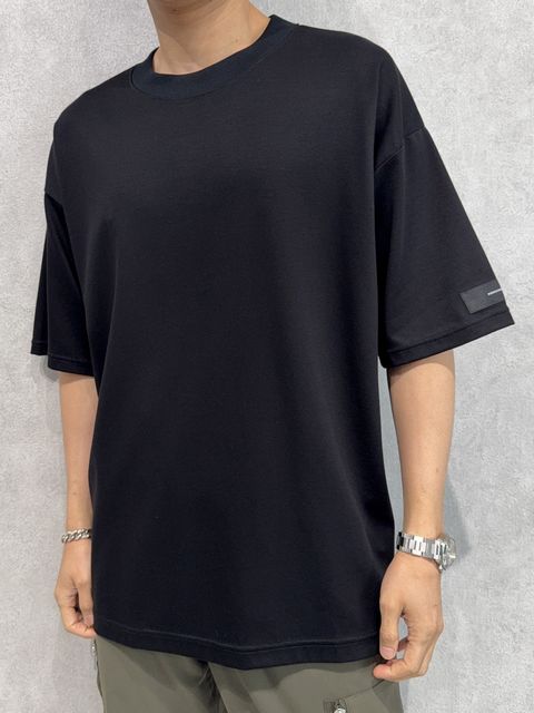 REV MESH OVER TEE / RC40-T-004 / メッシュビッグTシャツ / ブラック