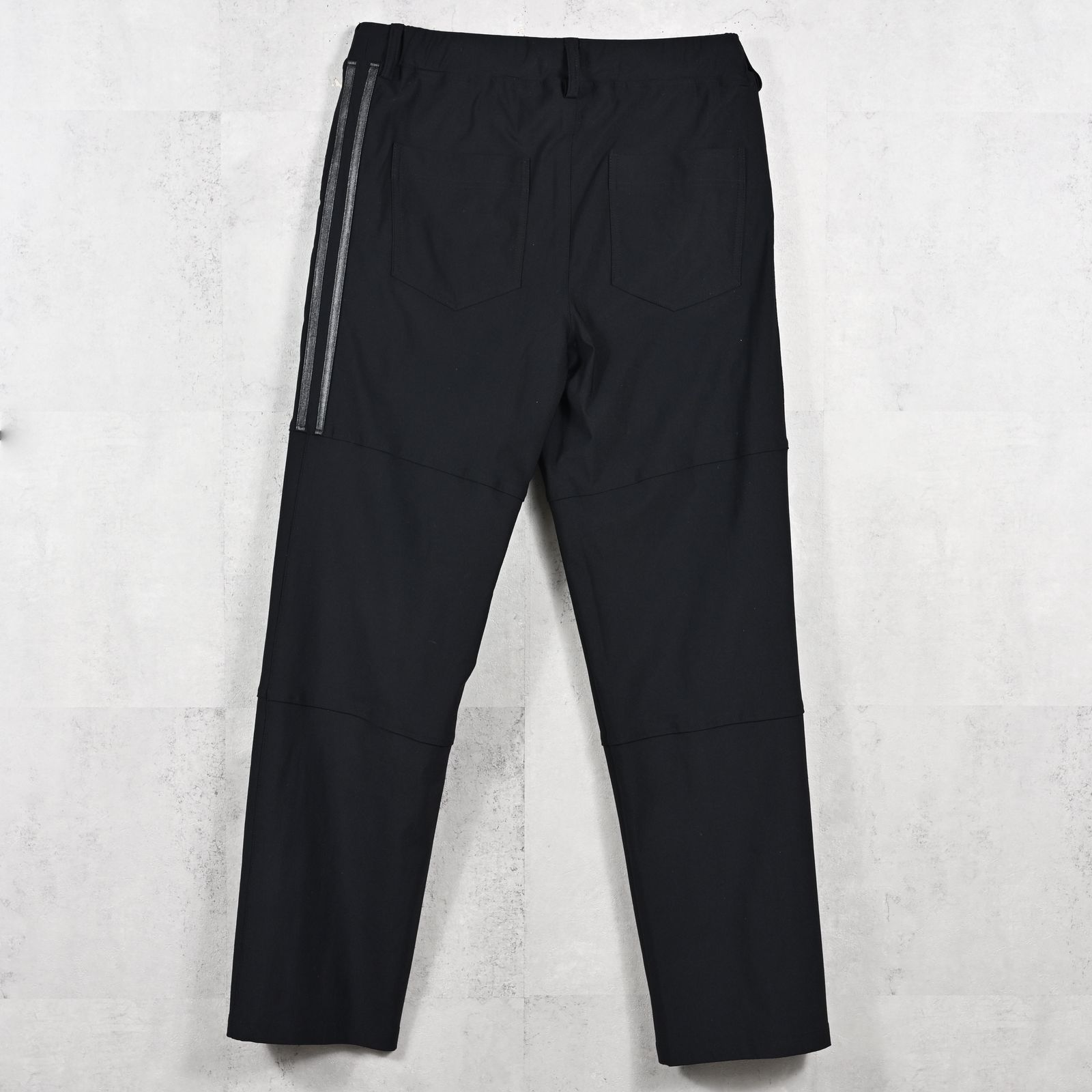 JOHNSON LINE WIDE PANTS / RC39-ST-009WT / ジョンソンラインワイドタックパンツ / ブラック×ブラック (1月下旬入荷予定)