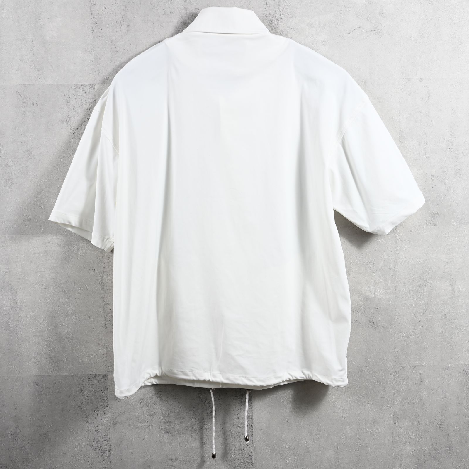 NYLON HALF COACH JACKET / RC40-C-002 / 半袖ナイロンコーチジャケット / ホワイト (5月中旬入荷予定)