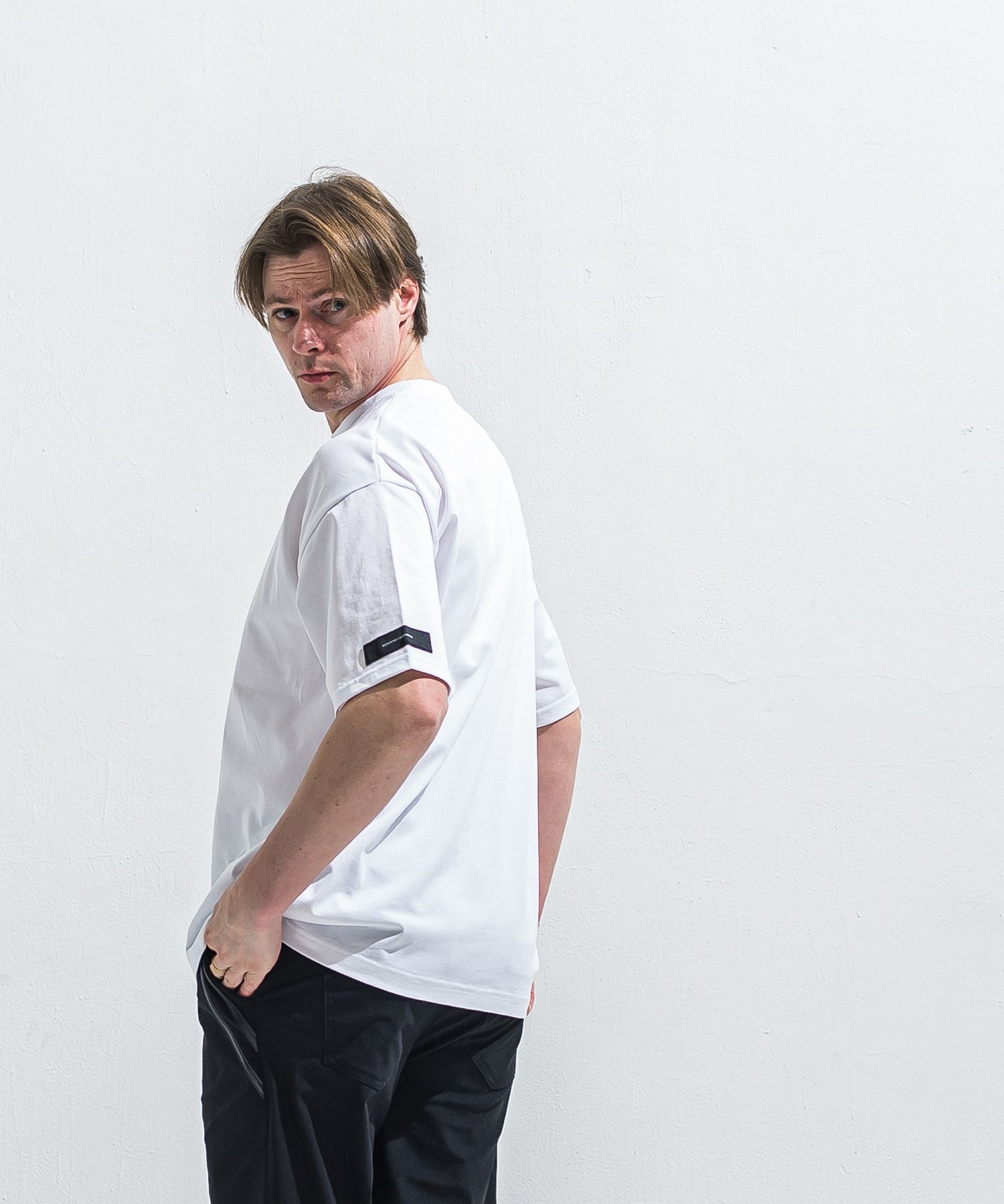 BOX OVER TEE / RC40-T-007 / ボックスロゴビッグTシャツ / ホワイト×グレー (5月中旬入荷予定)