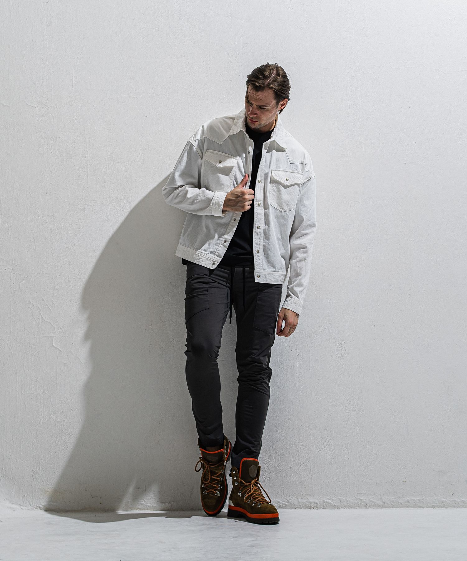 GR PT / DP1-ST-004 / ナイロンギアカーゴパンツ / チャコール (3月中旬入荷予定)